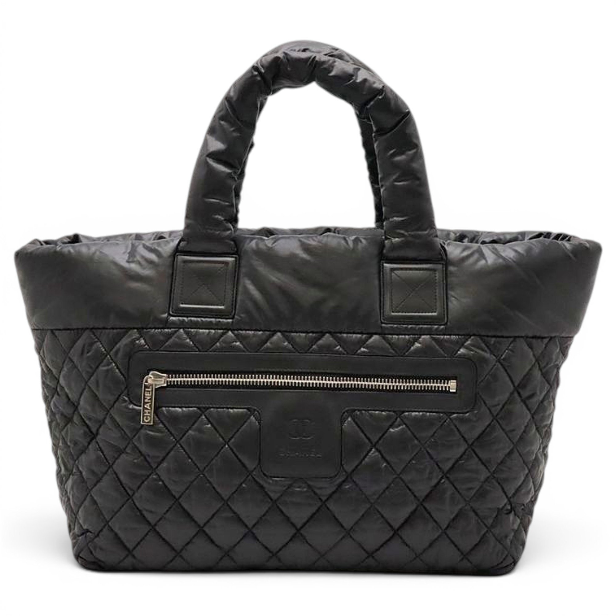 Cocoon leather tote