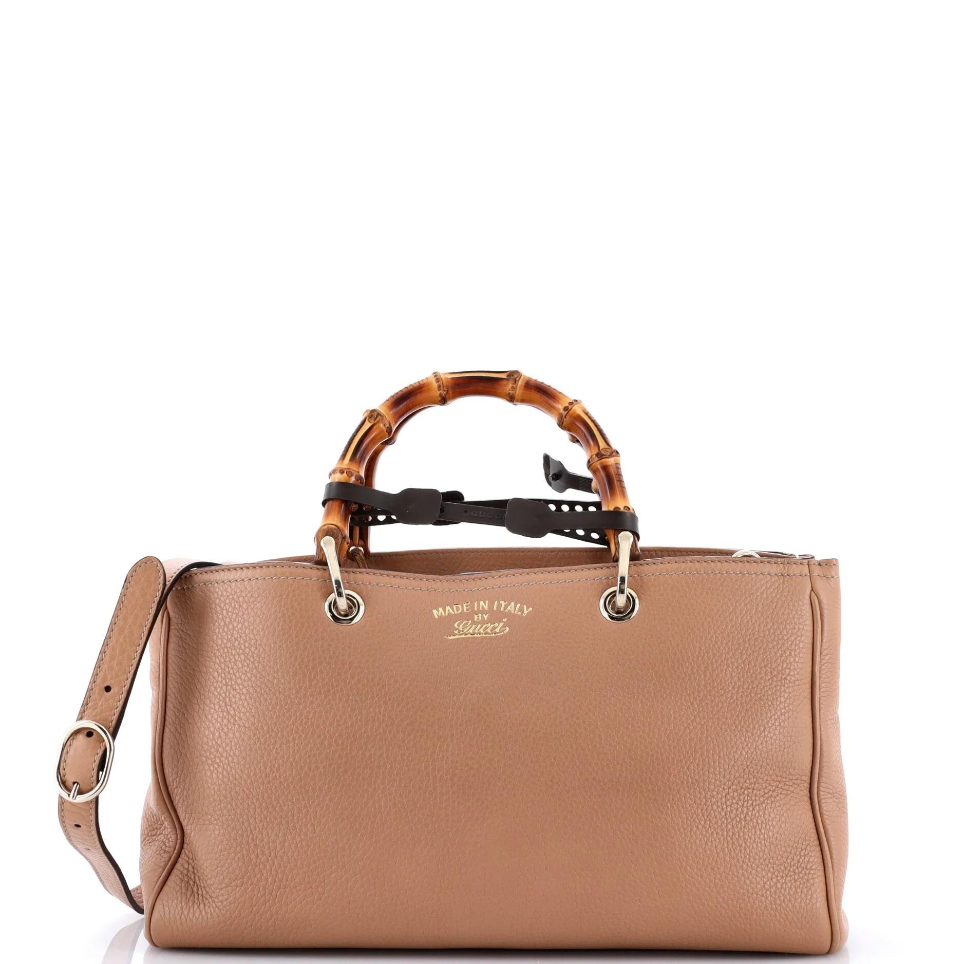 Leather tote