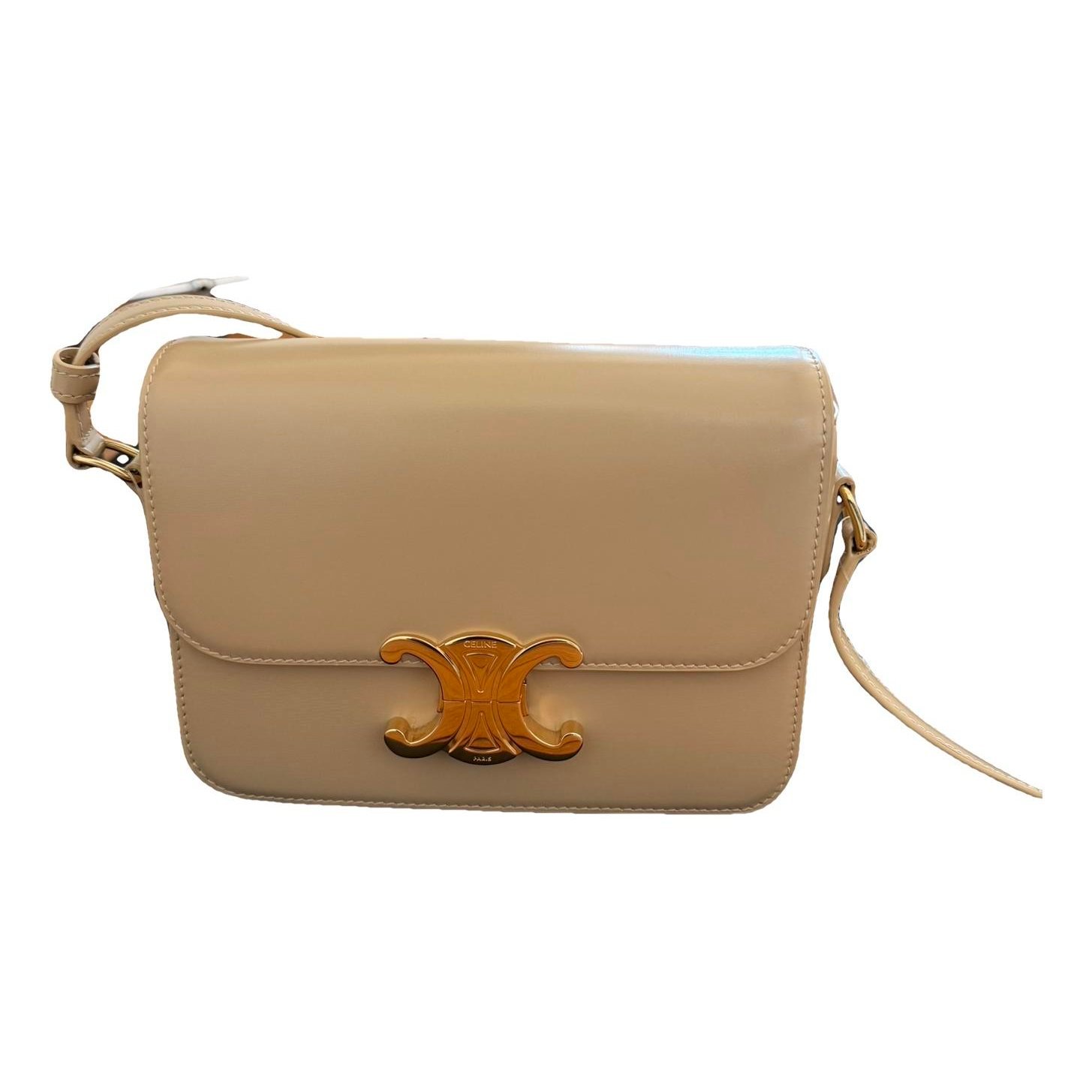 Triomphe leather handbag