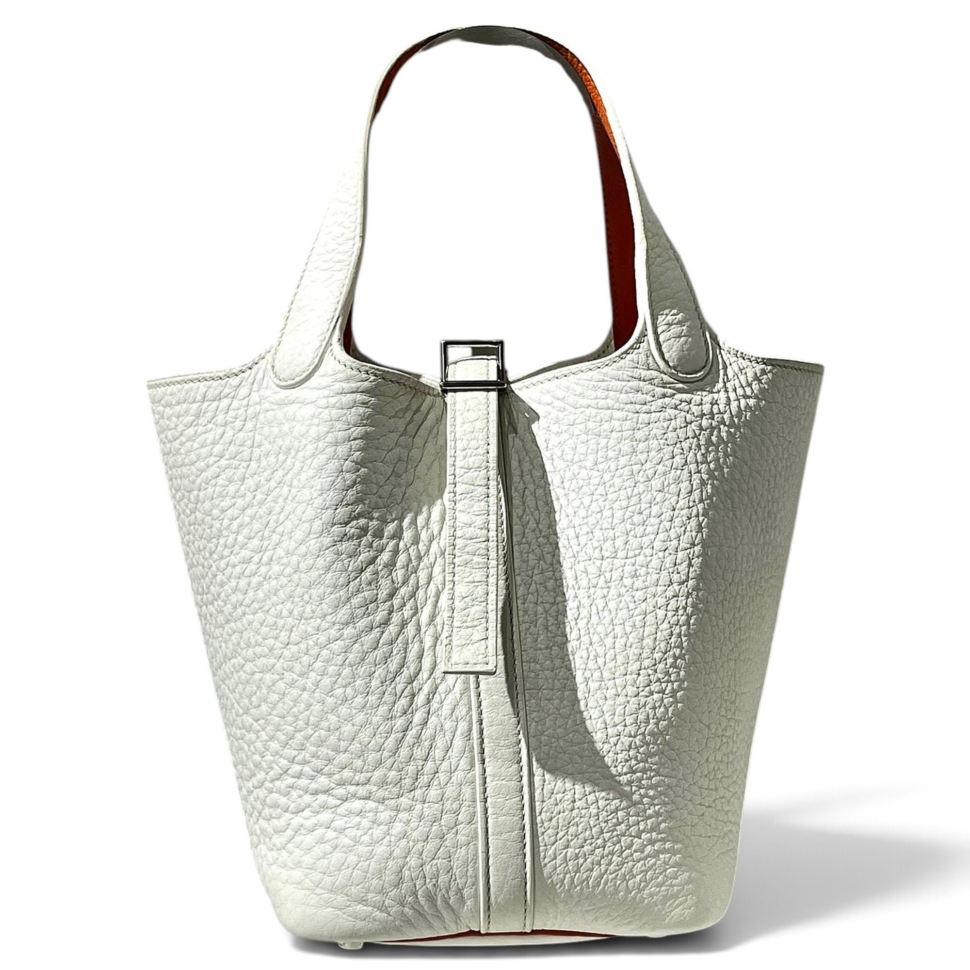 Picotin leather handbag