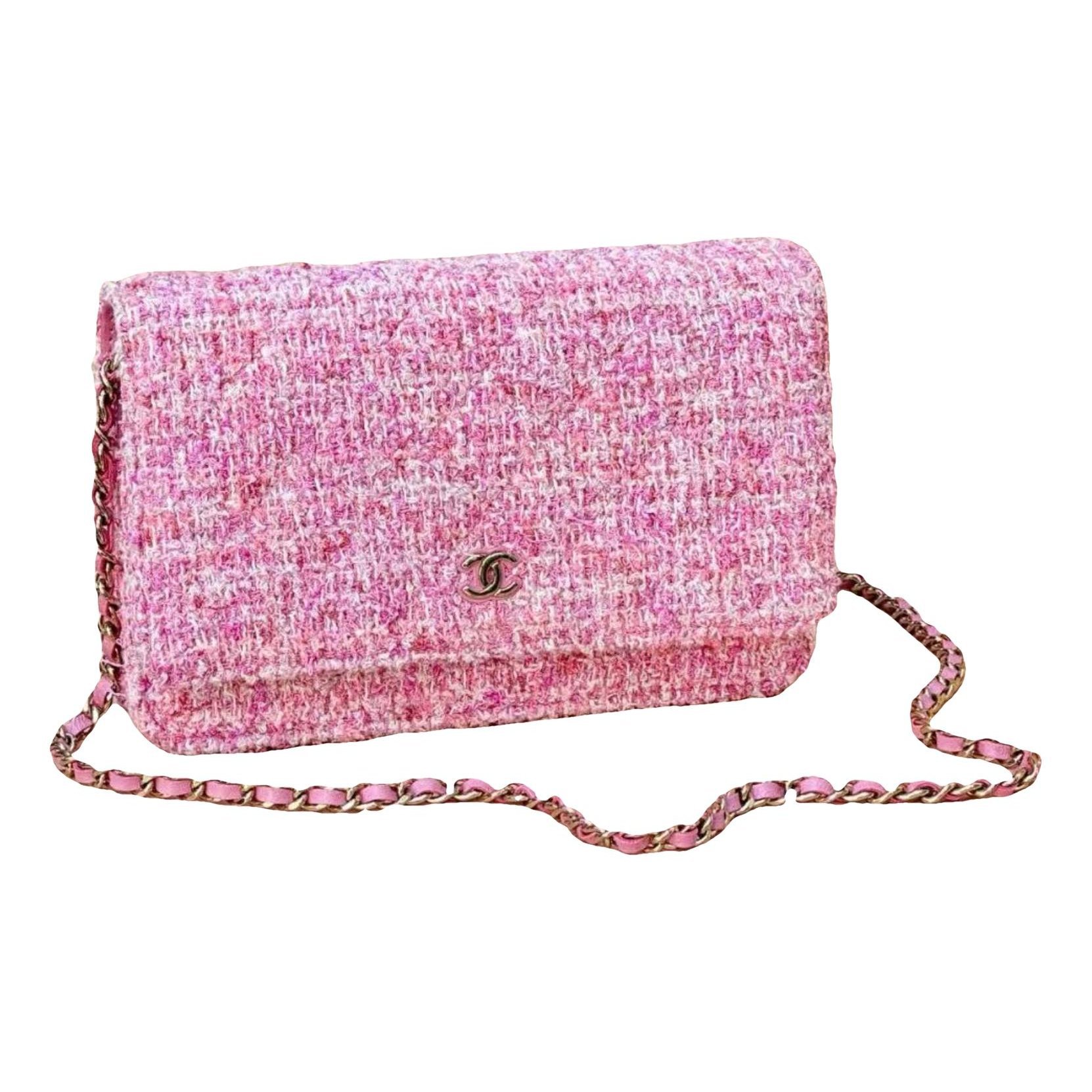 Wallet On Chain Timeless/Classique cloth crossbody bag