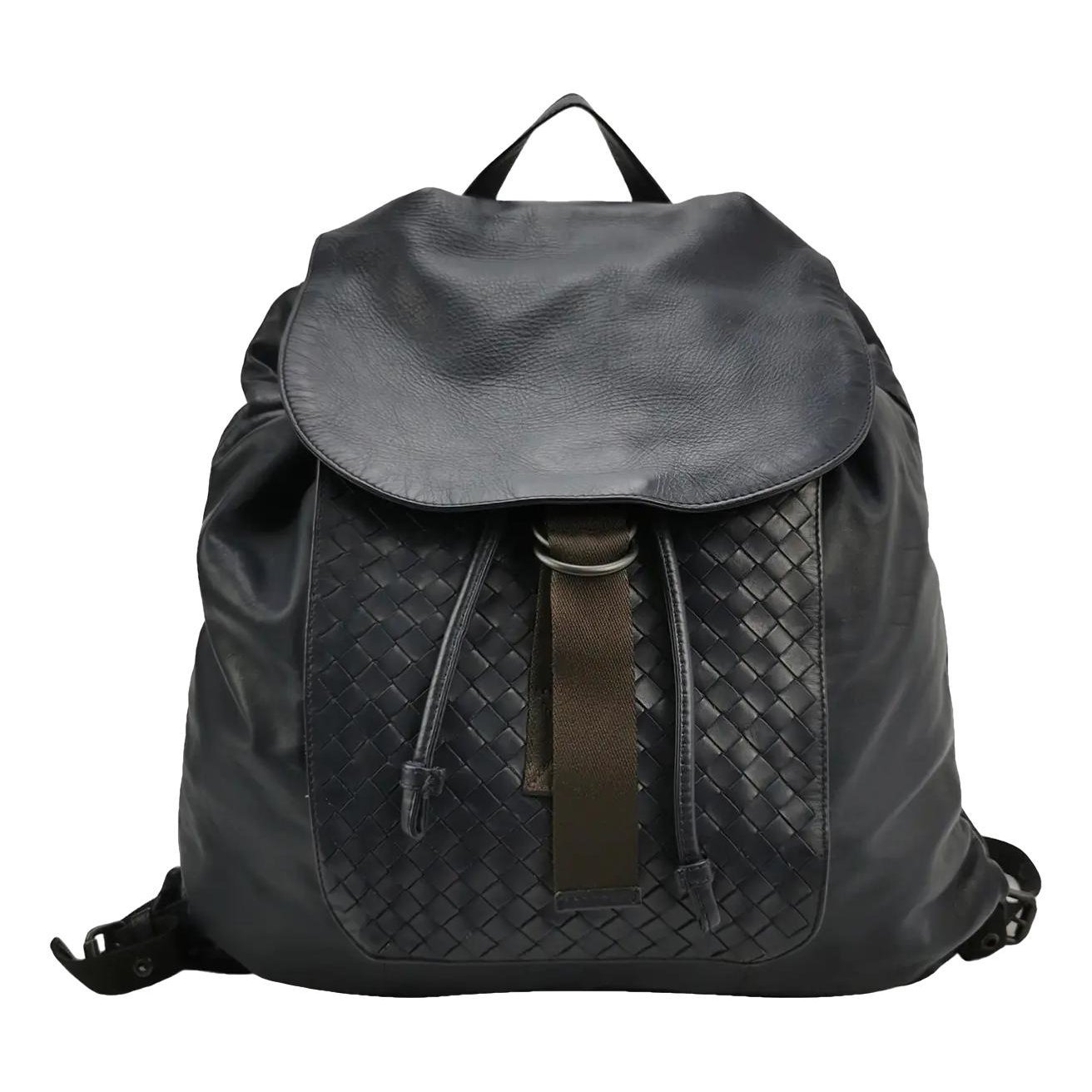Leather backpack