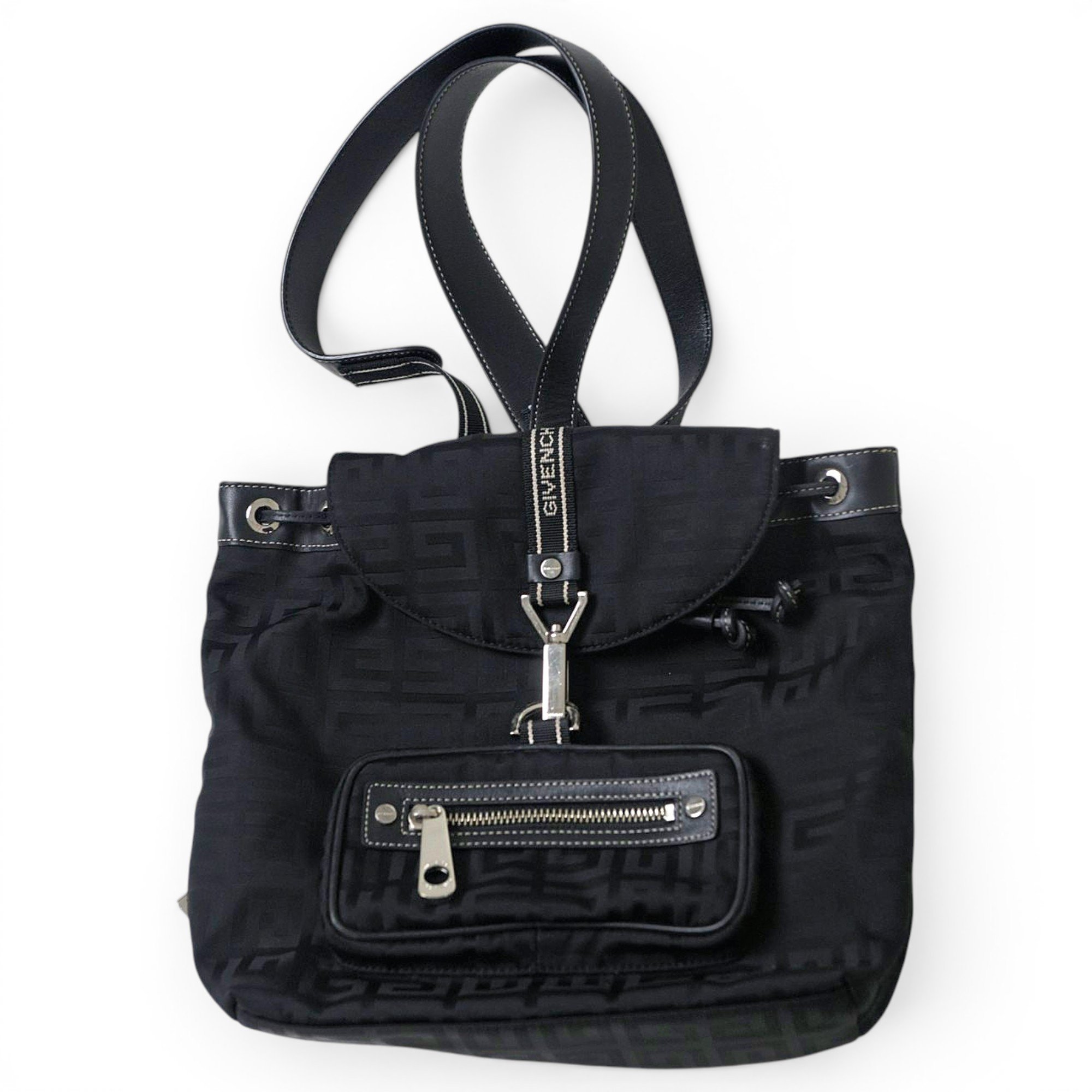 Leather backpack