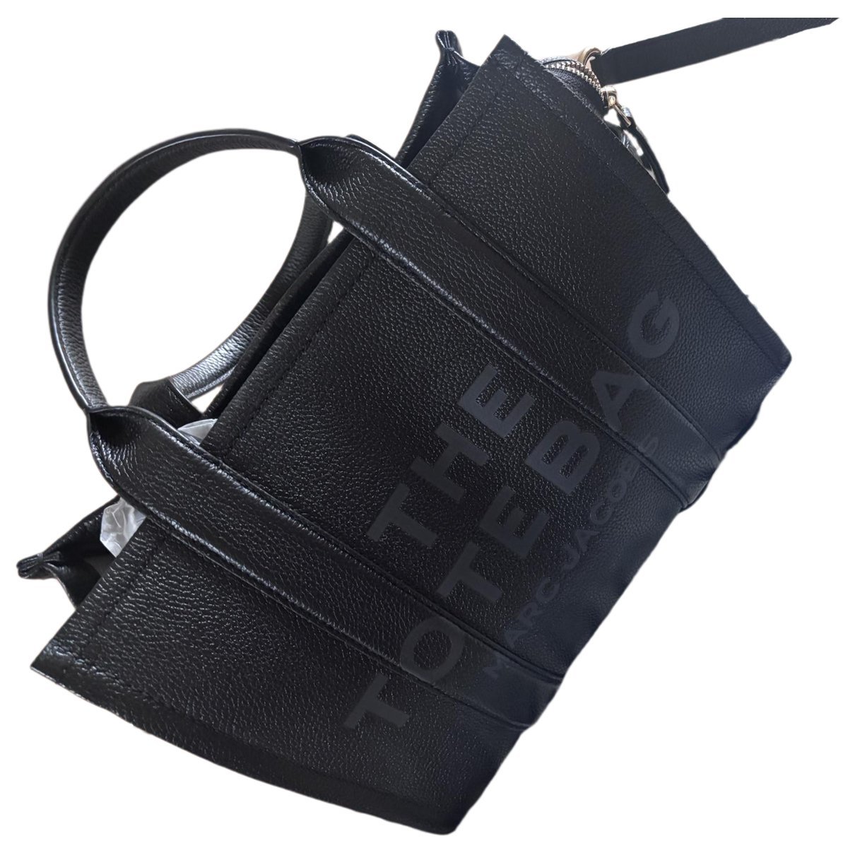 The Tag Tote leather tote