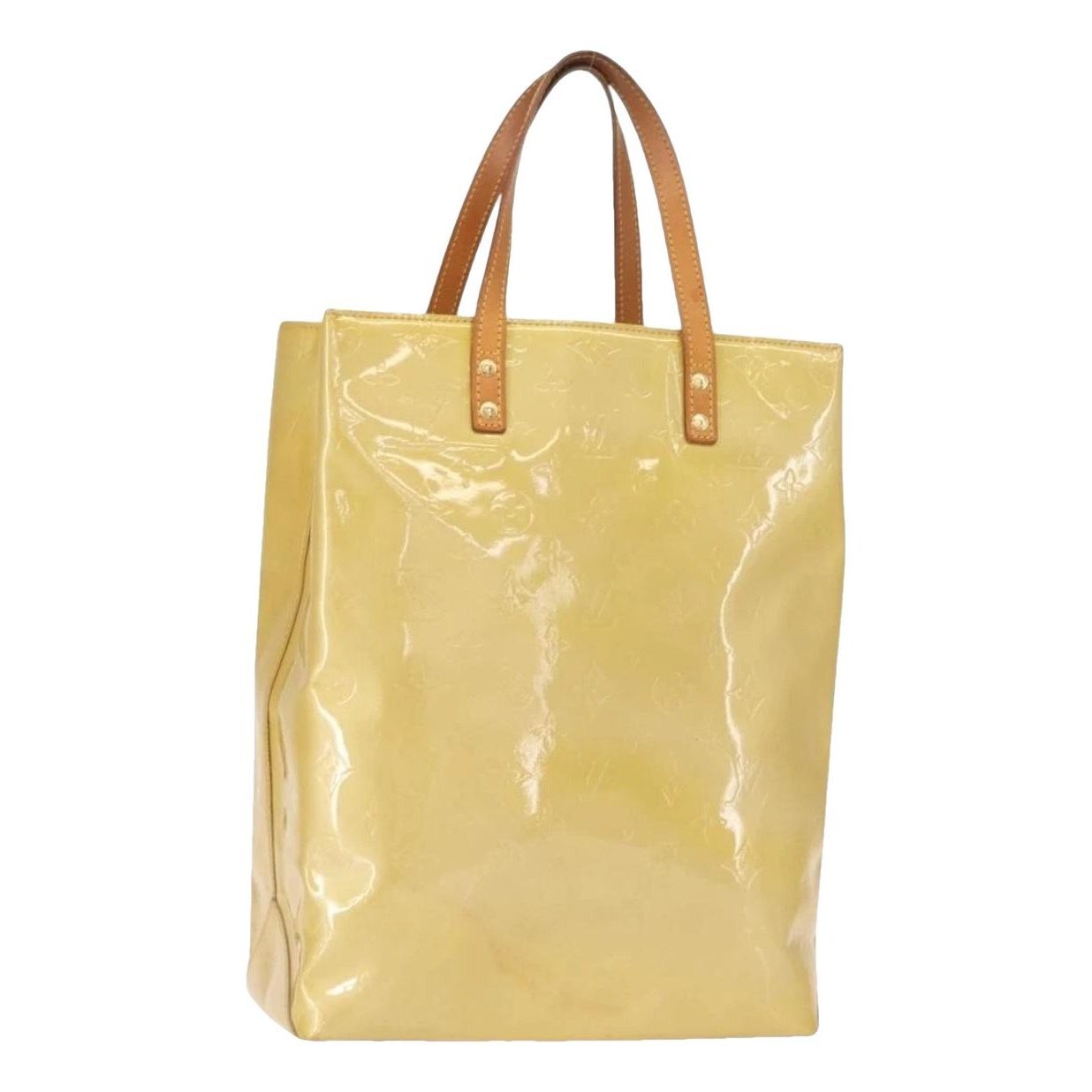 Patent leather handbag