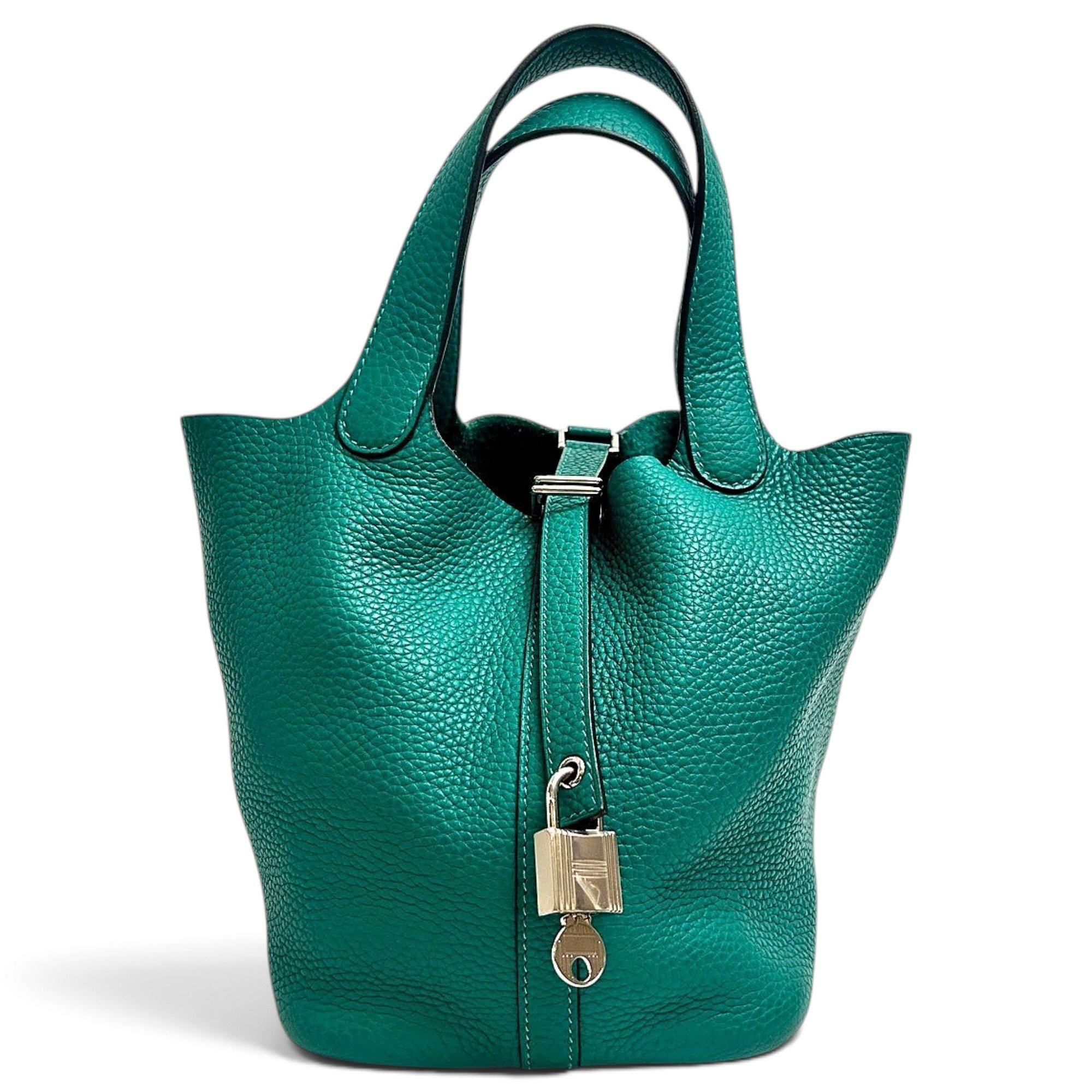 Picotin leather handbag