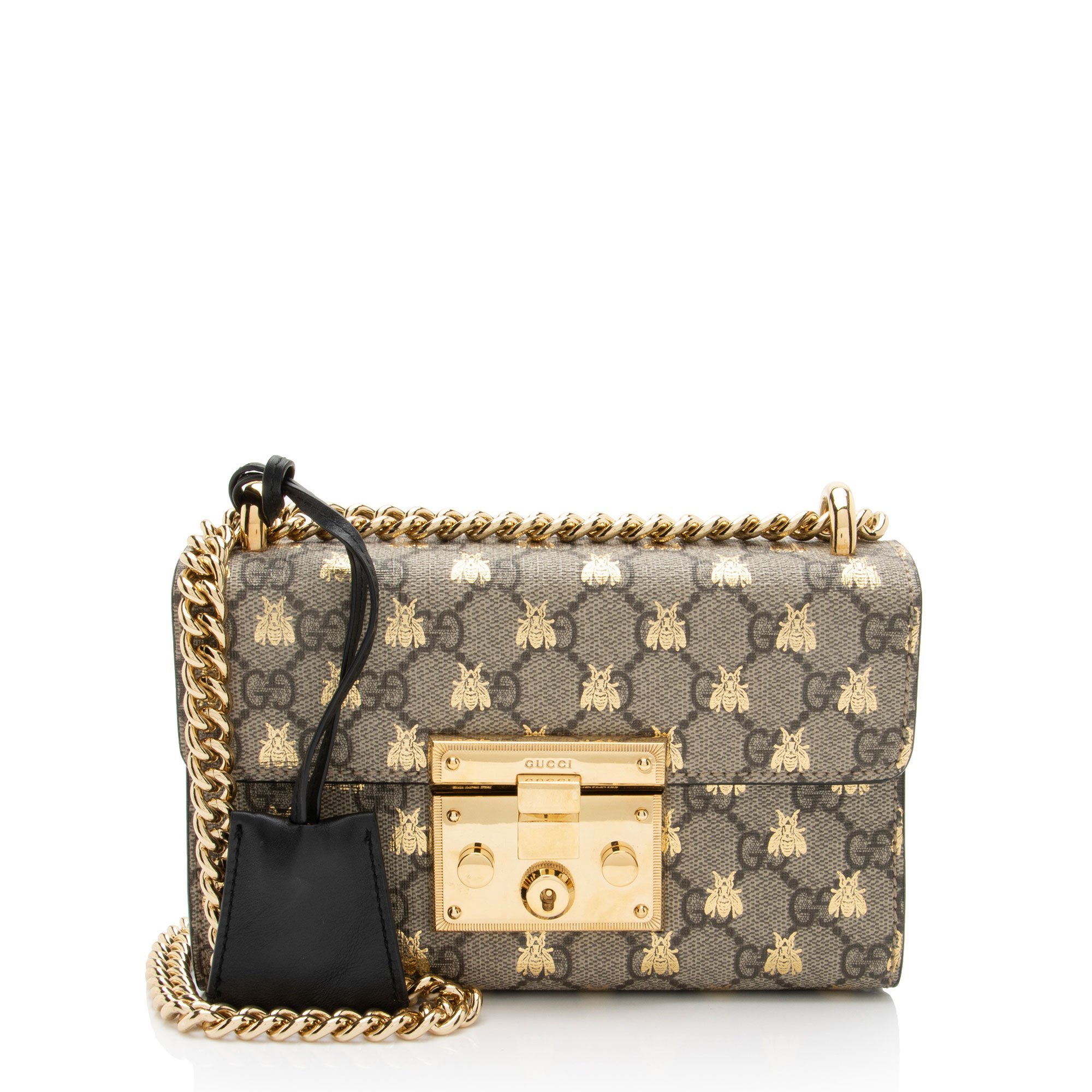 Padlock cloth crossbody bag