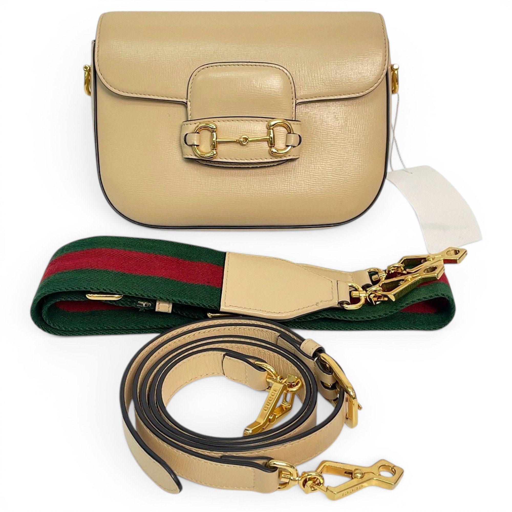Horsebit 1955 Flap leather handbag