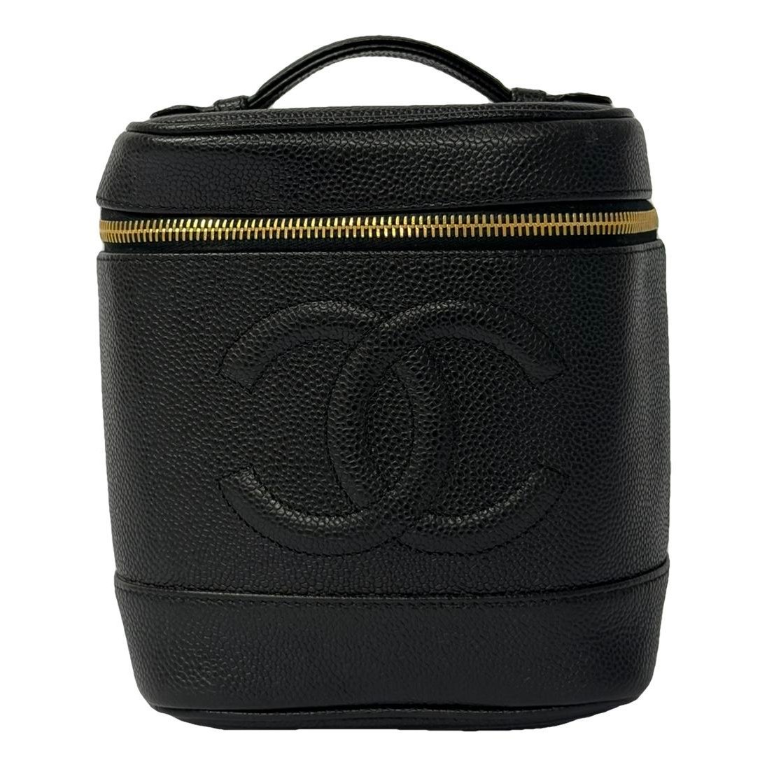 Leather vanity case