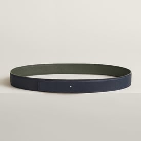 Reversible leather strap 32 mm