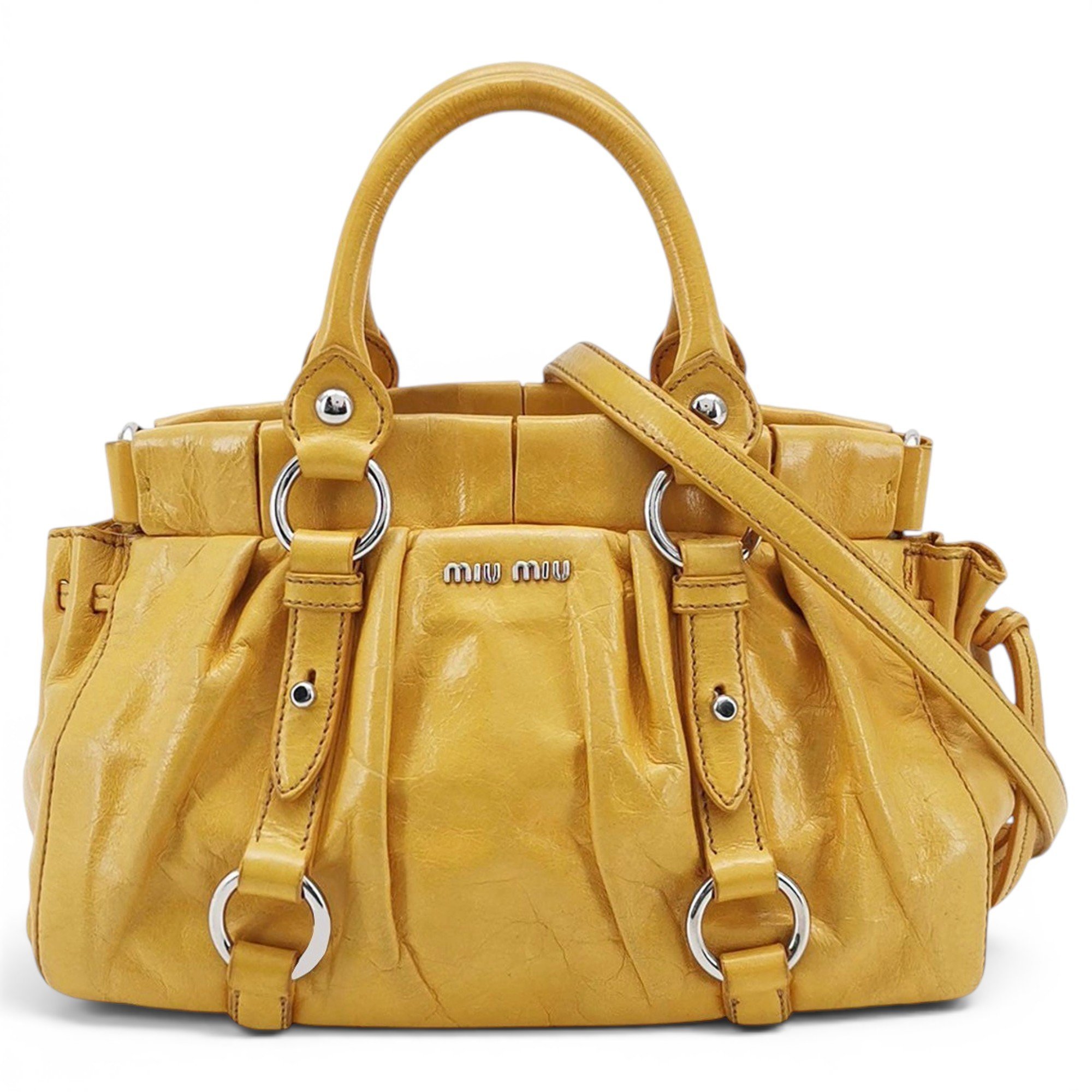 Vitello leather handbag