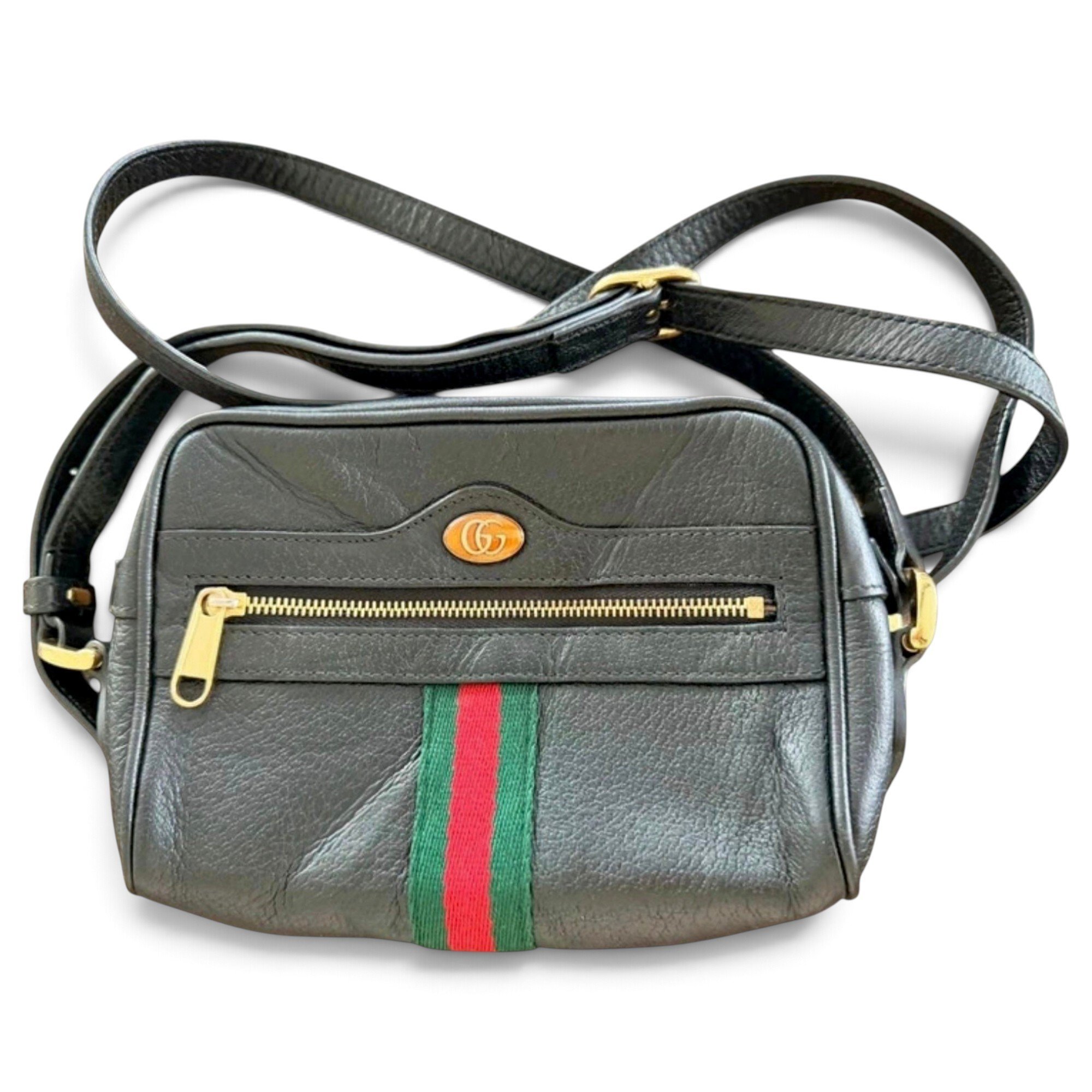 Leather crossbody bag
