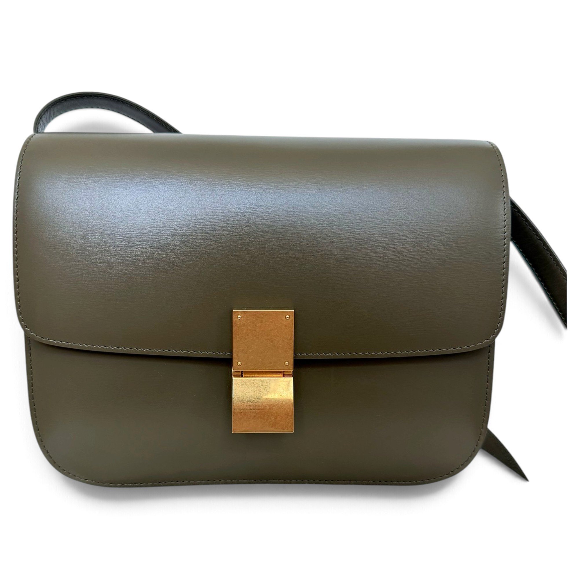 Classic leather crossbody bag