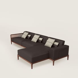 Sofa Sellier 2-seater with lounge chair