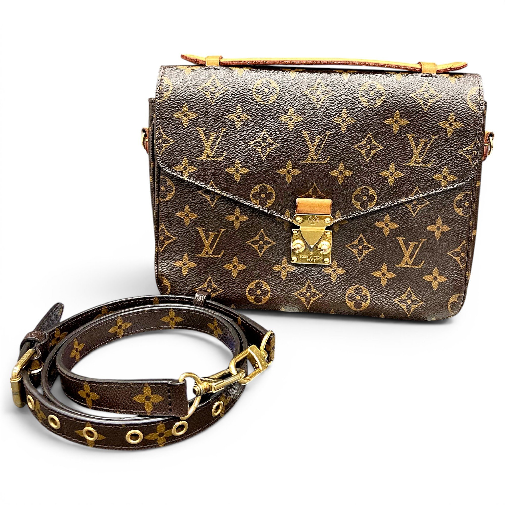 Metis leather handbag