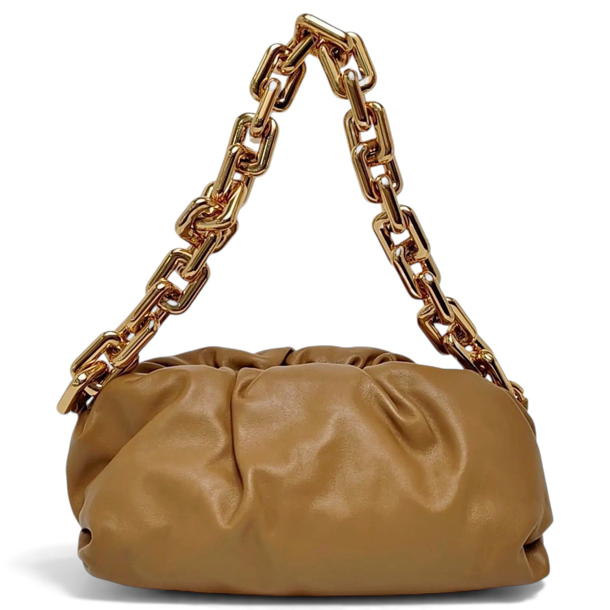 Chain Pouch leather handbag
