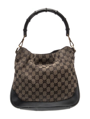 GG Canvas Top Handle Bag Vintage