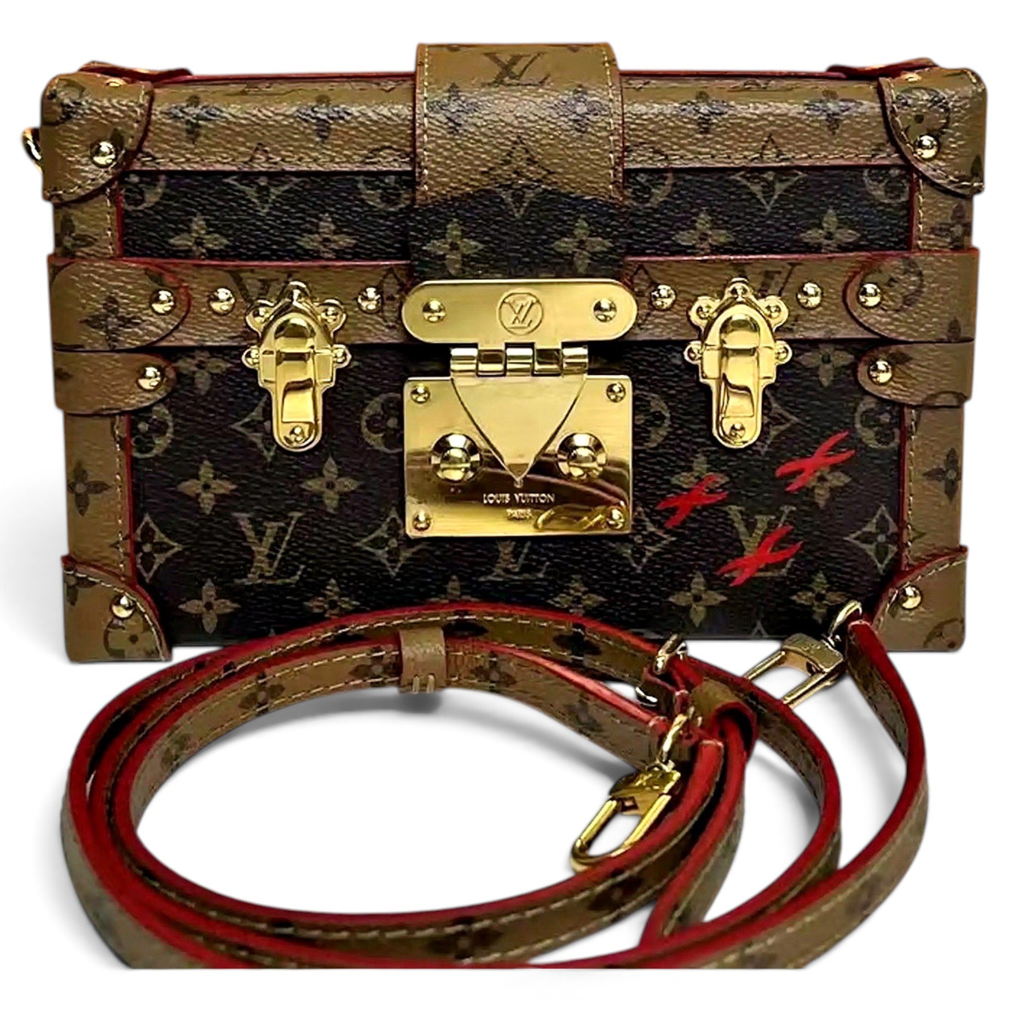 Petite Malle vinyl handbag