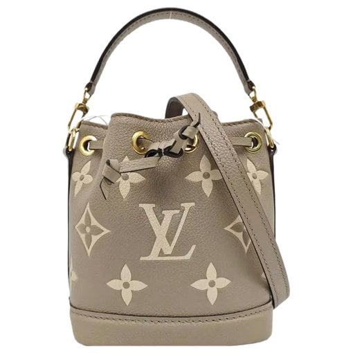 Nano Noé leather crossbody bag