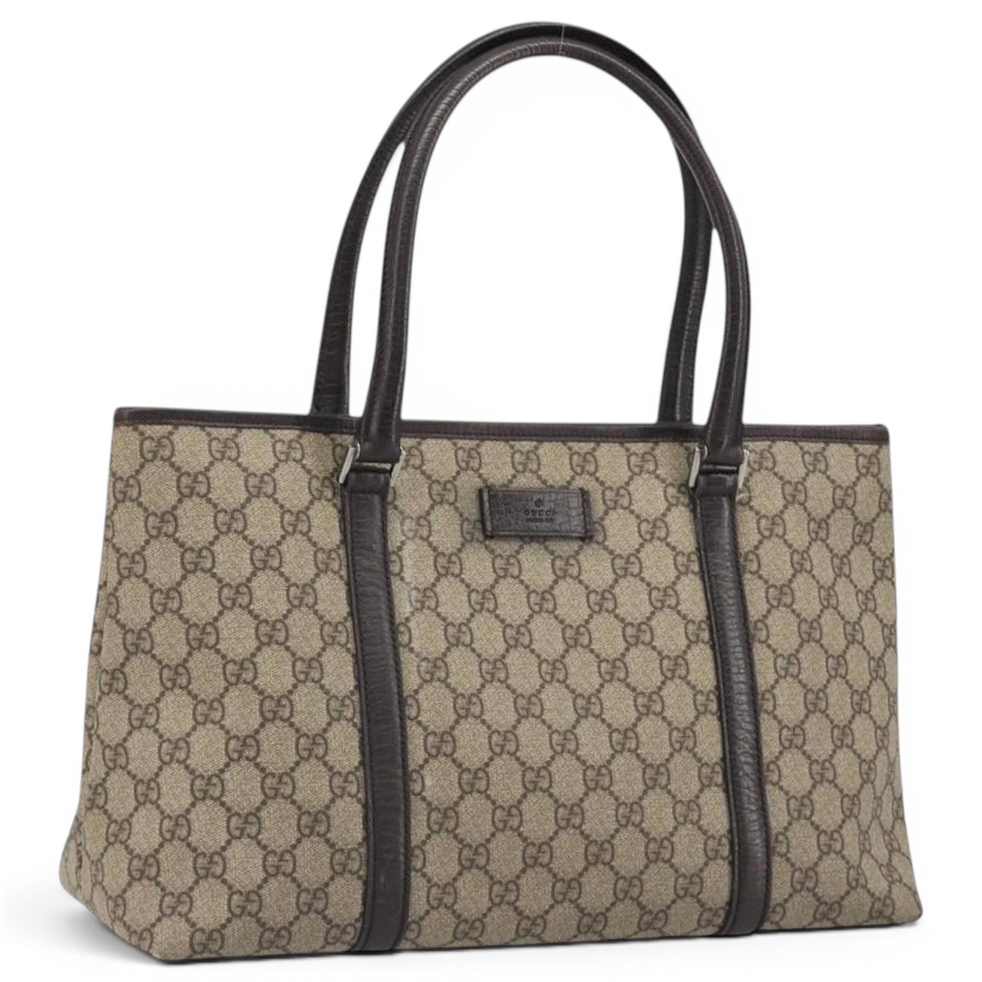 Leather tote