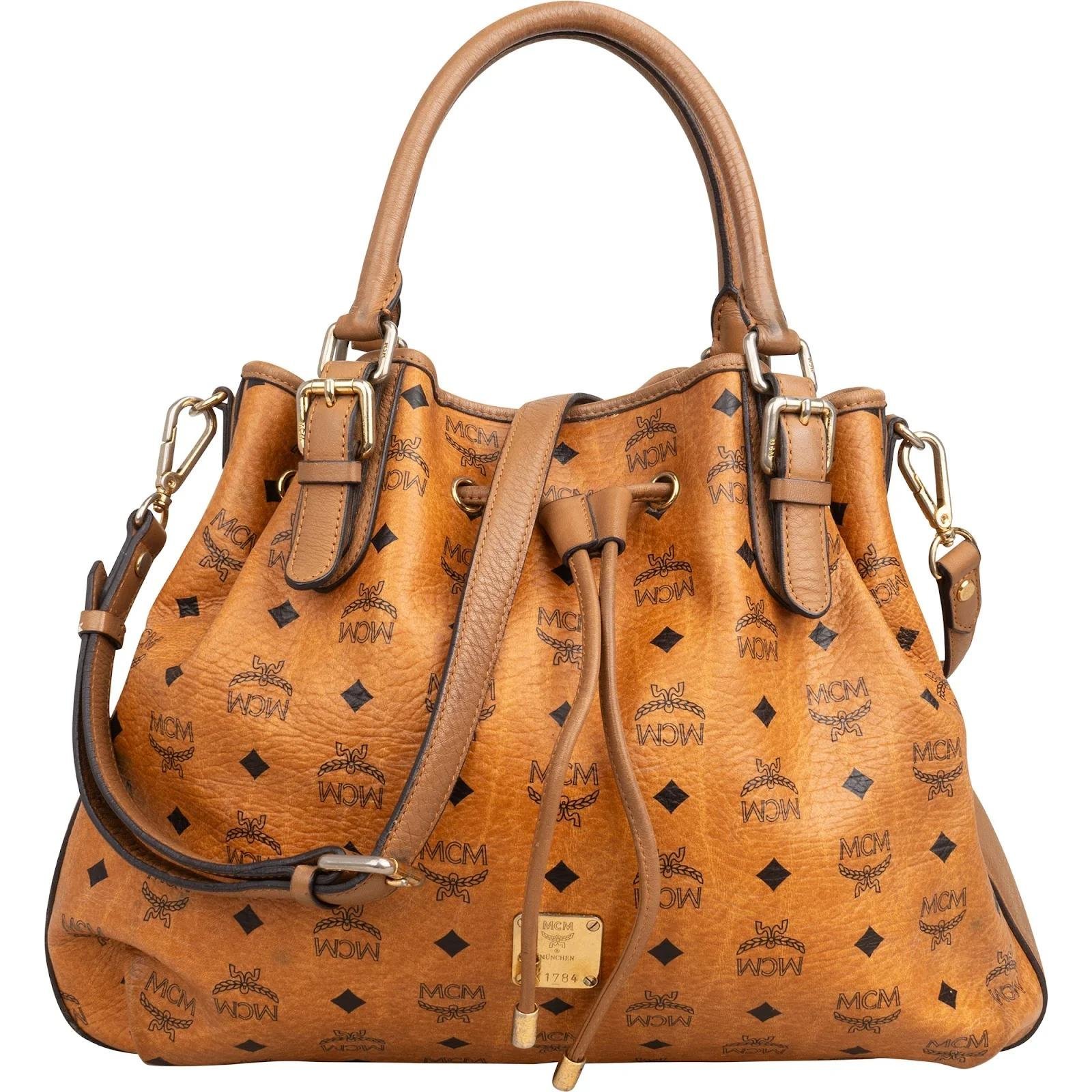 Heritage Drawstring leather handbag