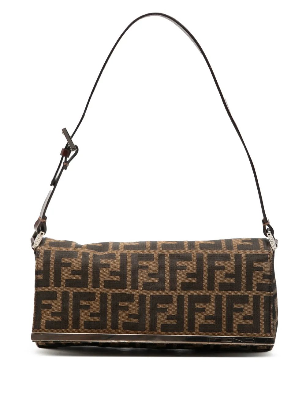 20th Century Zucca Canvas Flap Pochette shoulder bag