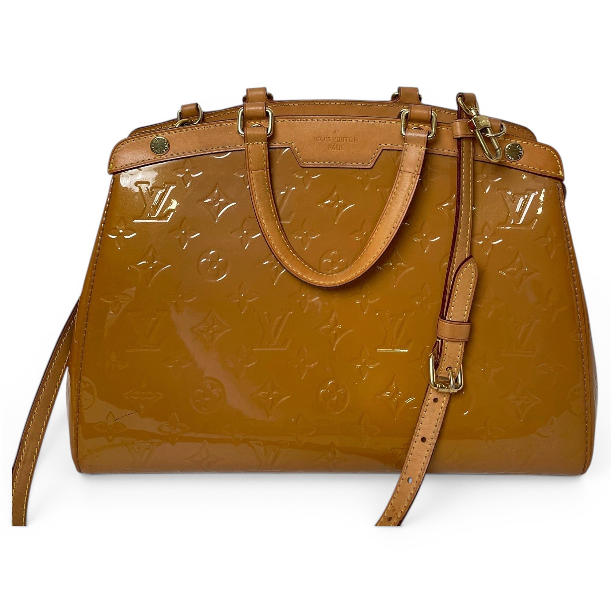Bréa patent leather tote