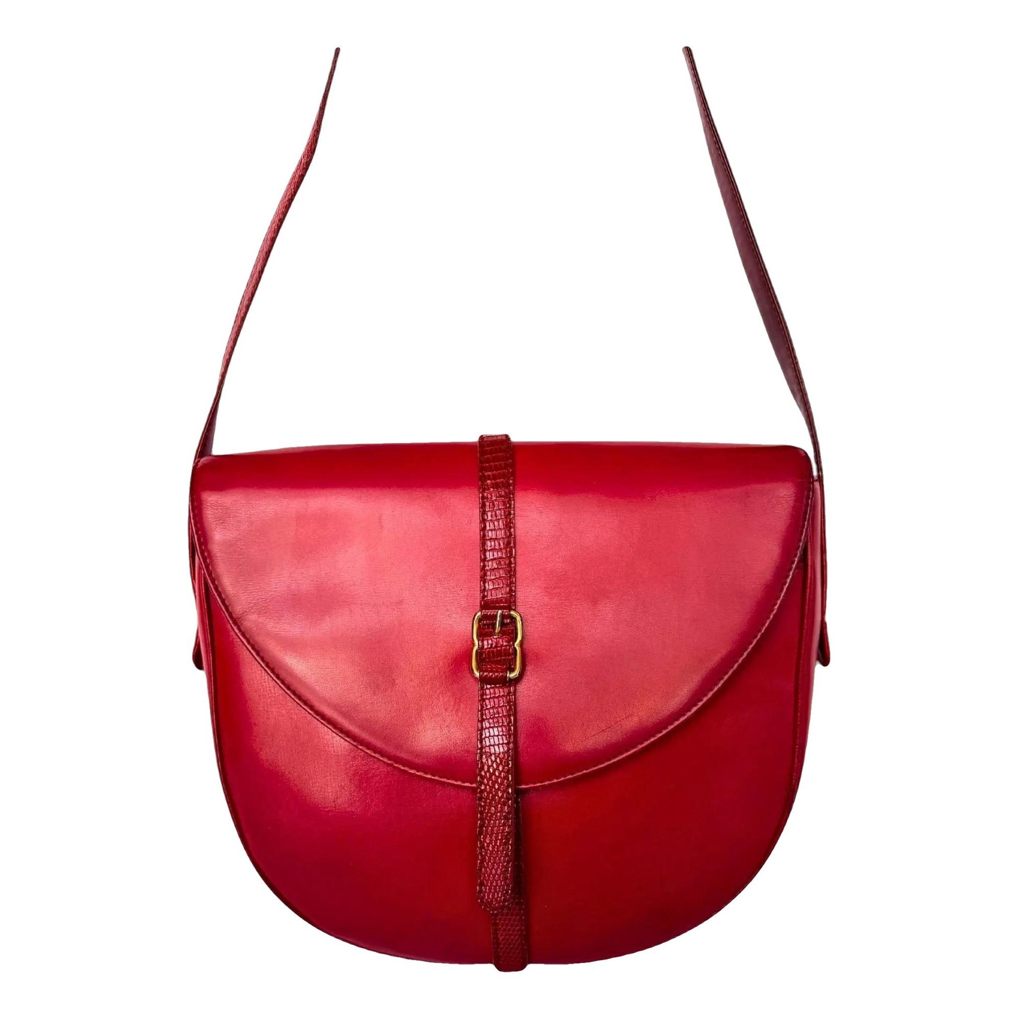 Leather crossbody bag