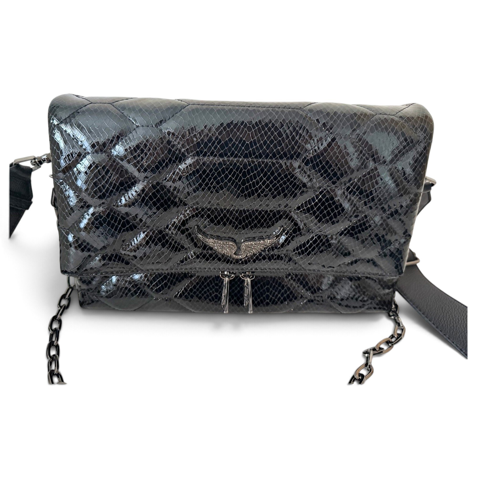 Leather crossbody bag