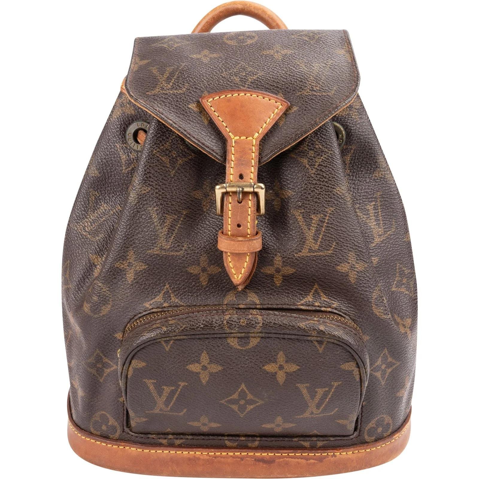 Montsouris leather backpack