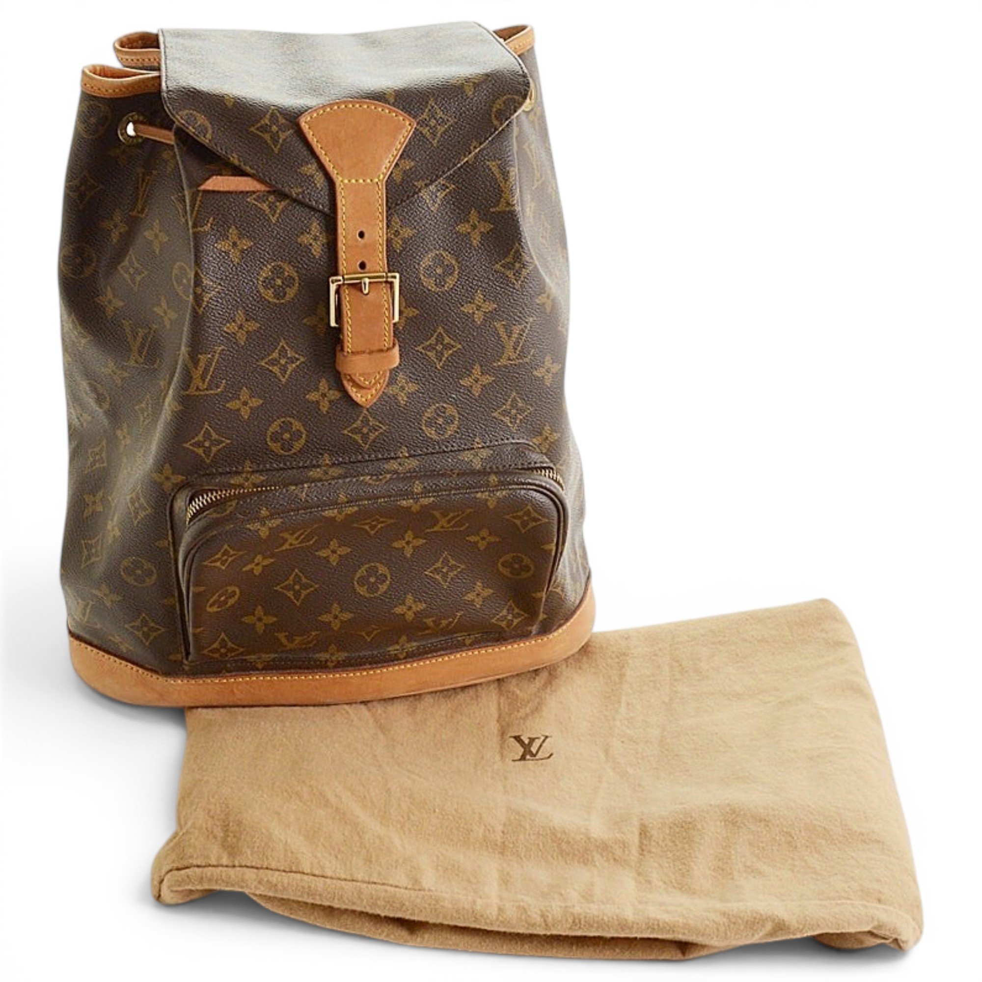 Louis Vuitton Montsouris Vintage cloth backpack