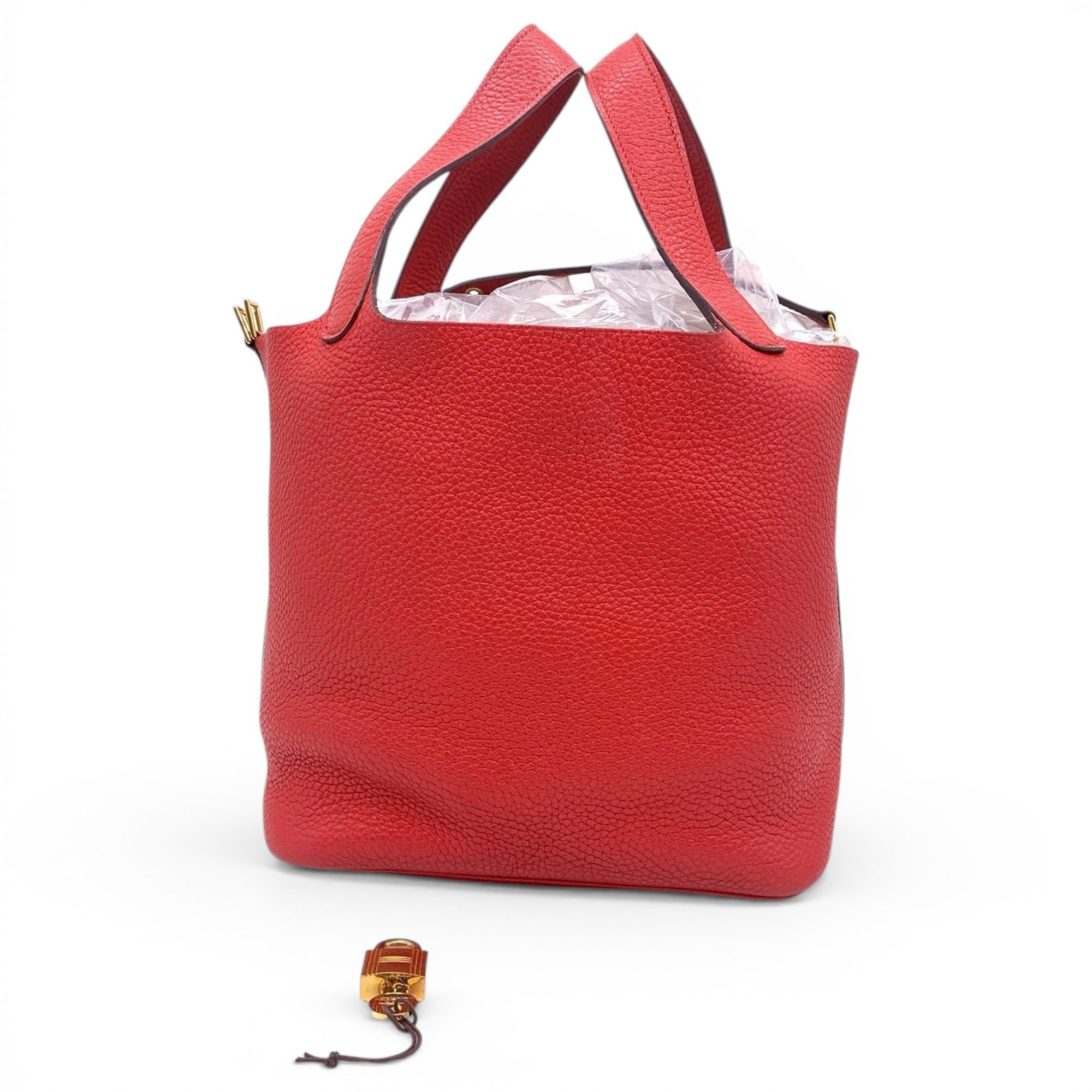 Picotin leather handbag