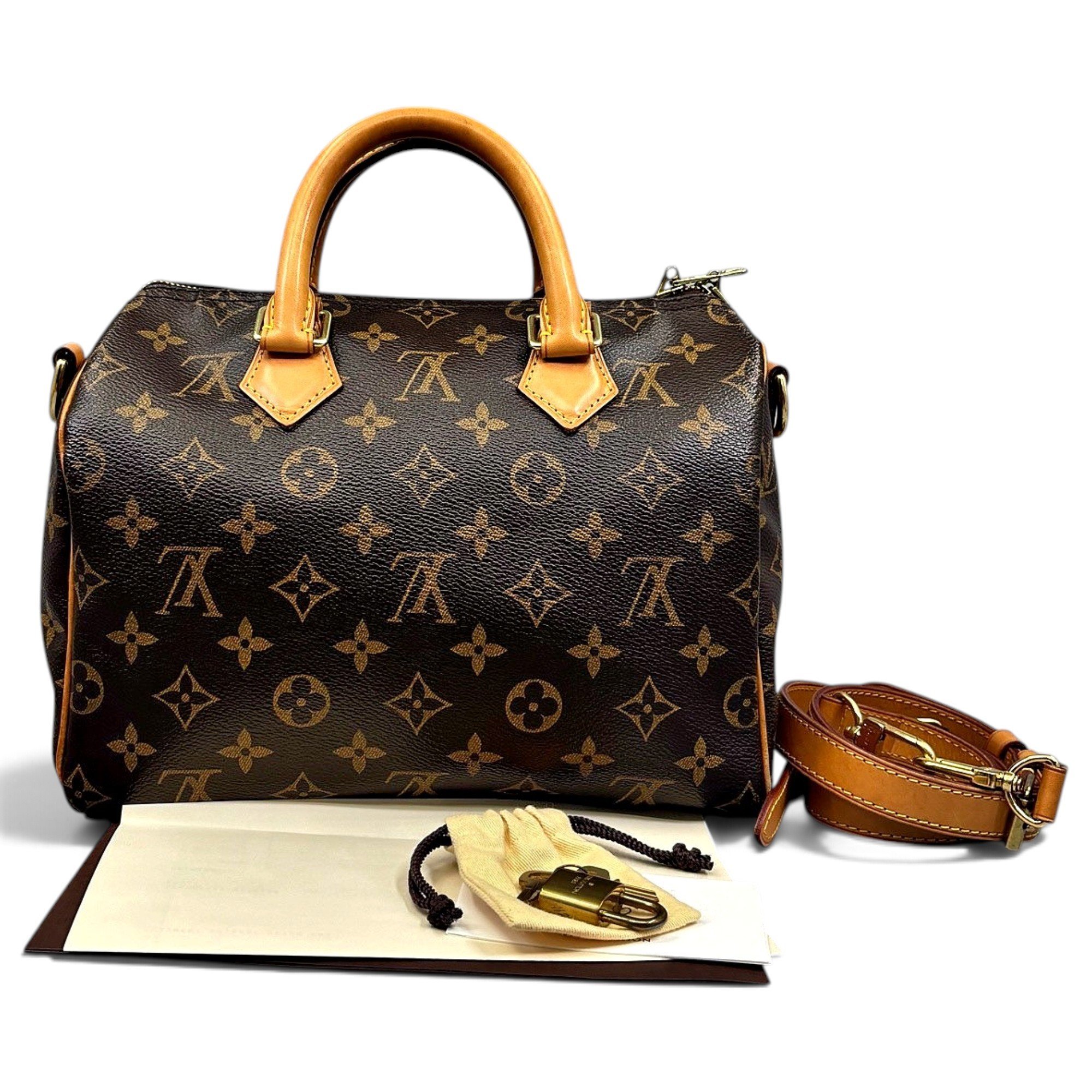 Speedy Bandoulière leather handbag