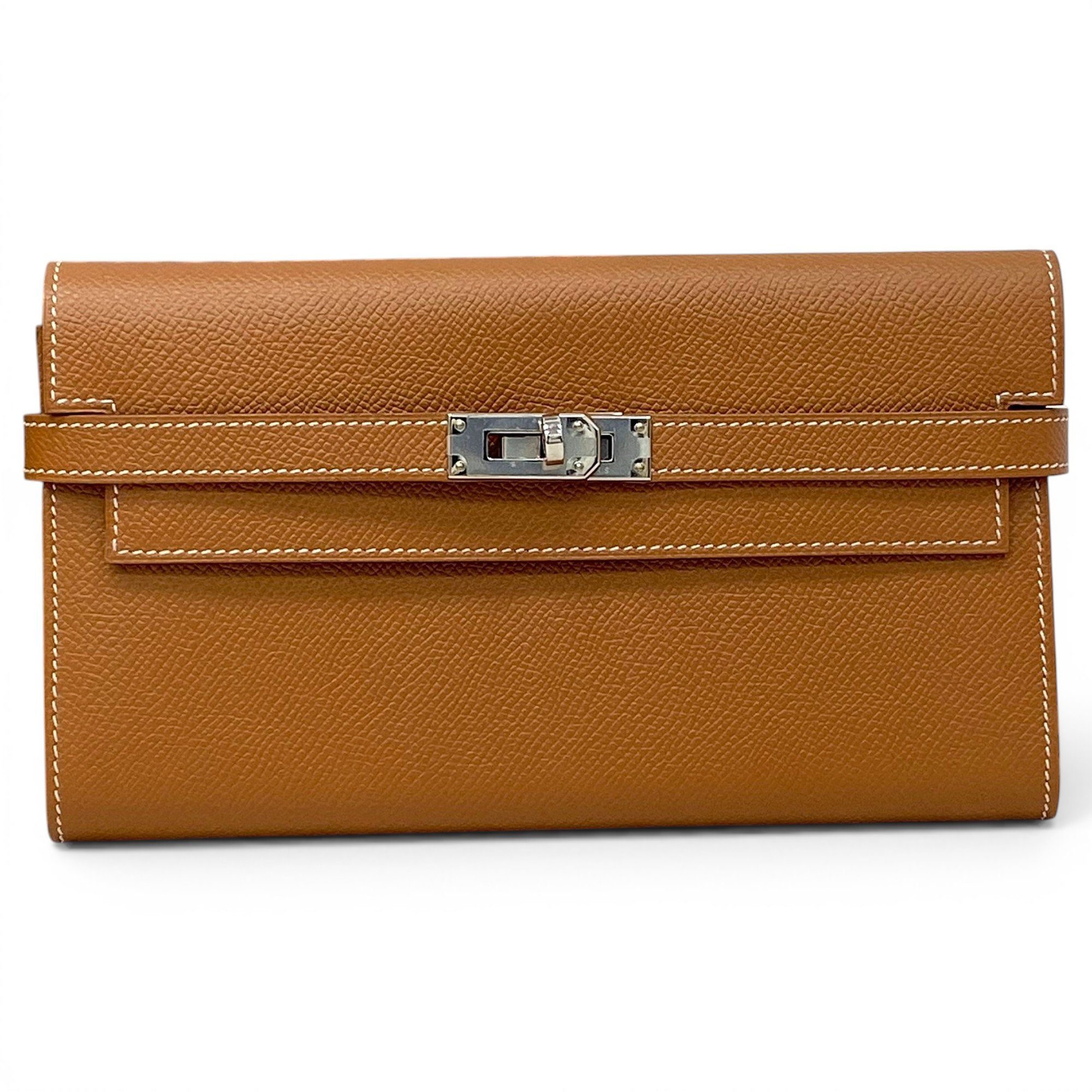 Kelly to go leather clutch bag