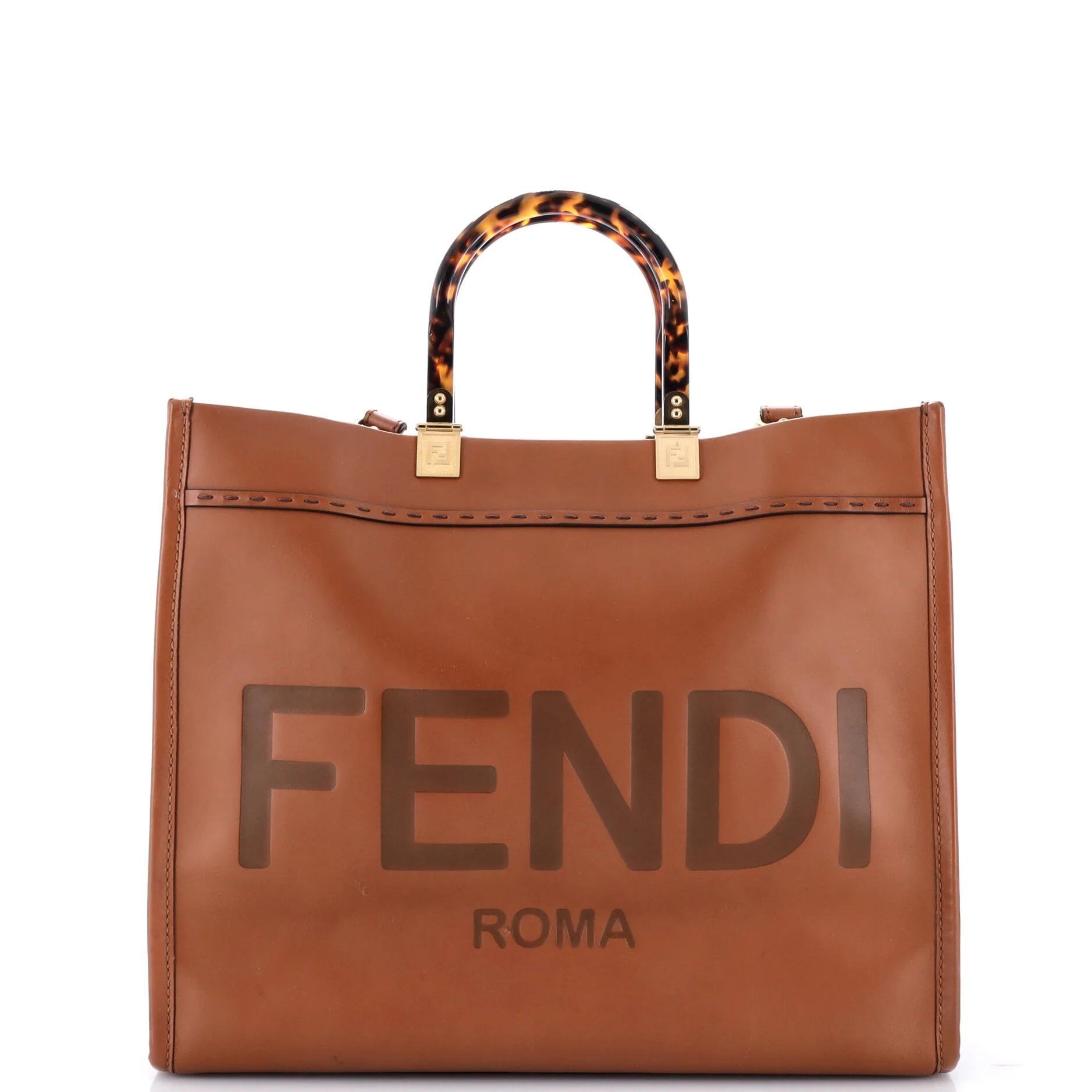 Sunshine leather tote