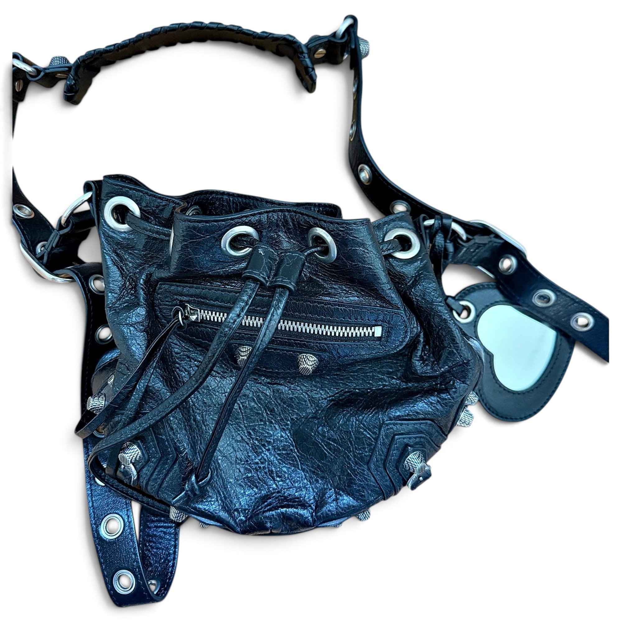 Le Cagole leather crossbody bag