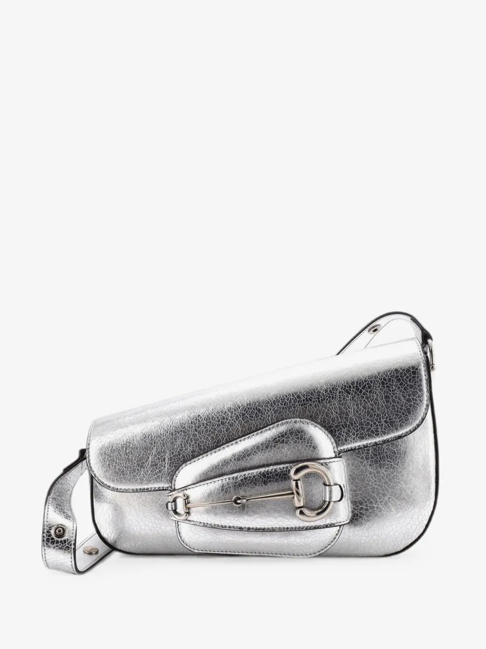 Horsebit 1955 Asymmetric Leather Small shoulder bag