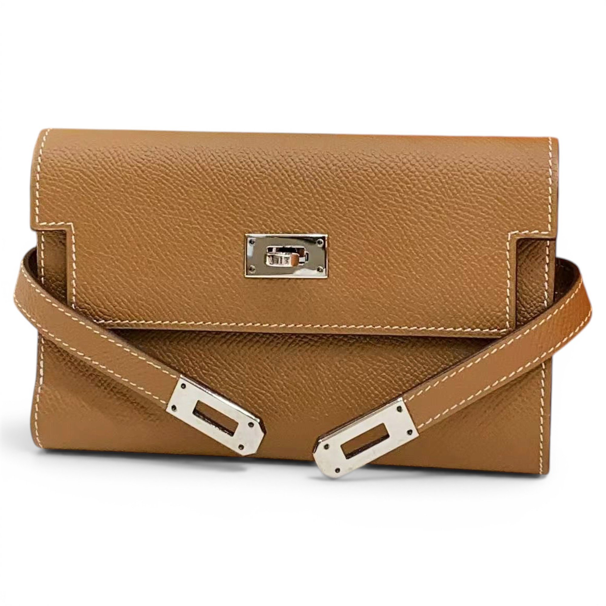 Kelly to go leather clutch bag