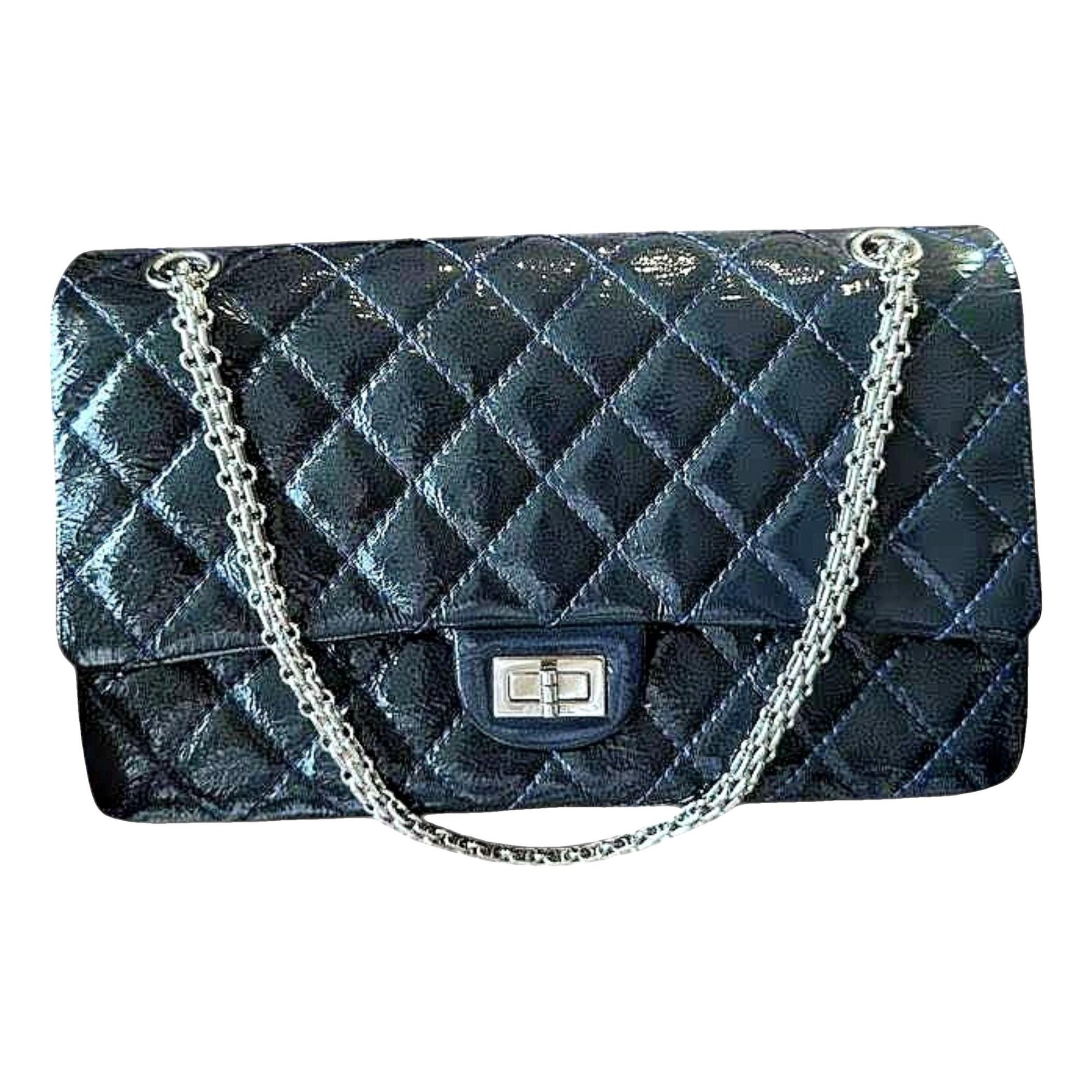 2.55 patent leather handbag