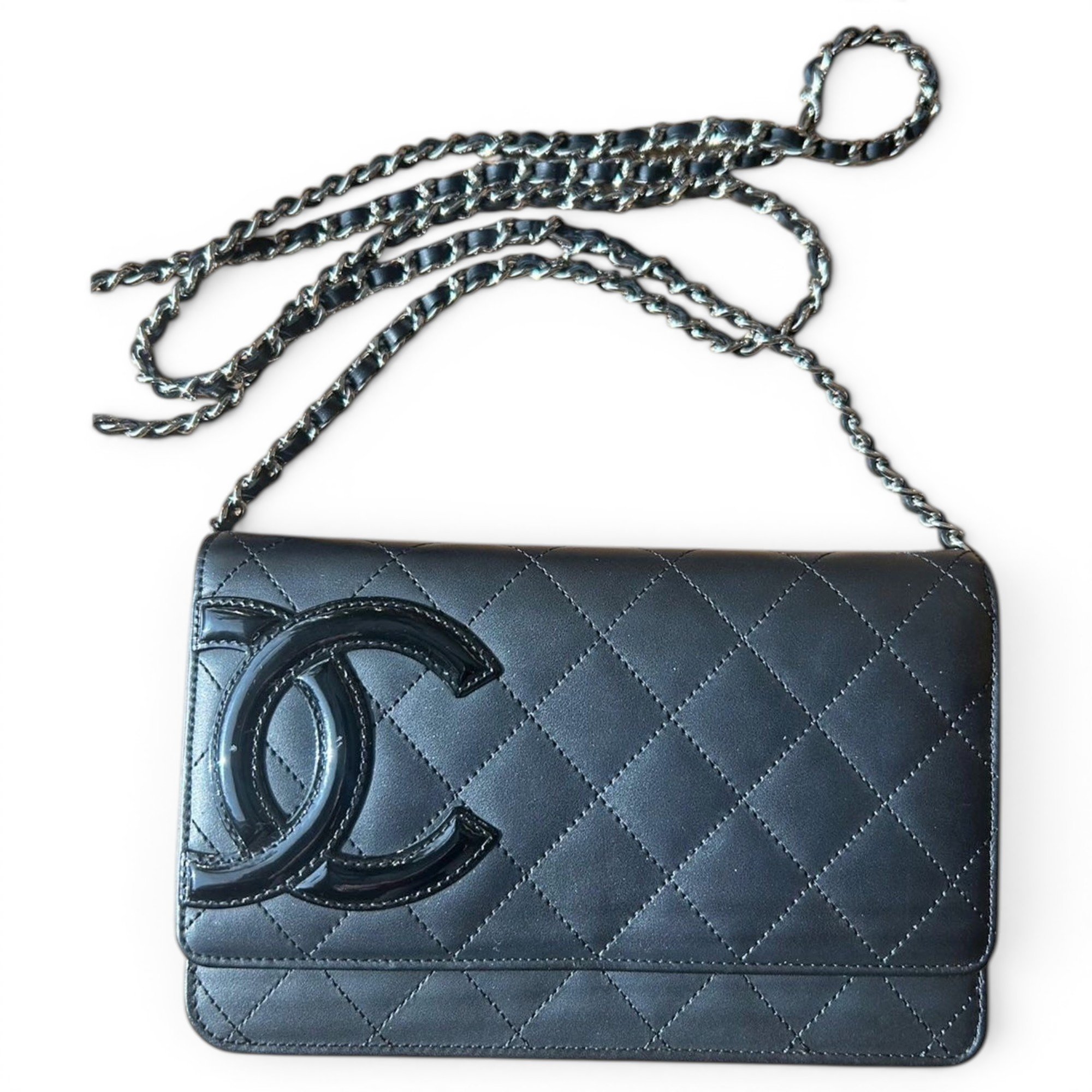 Wallet On Chain Cambon leather crossbody bag