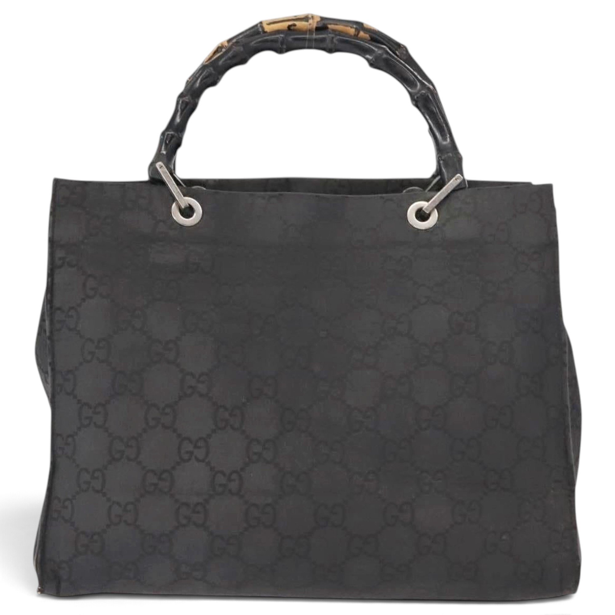 Bamboo leather handbag