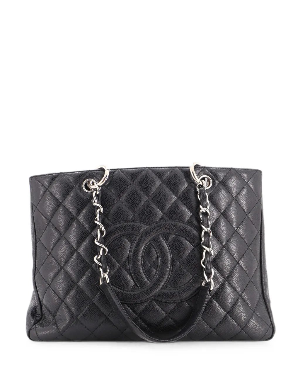 Grand Shopping Quilted Caviar tote bag