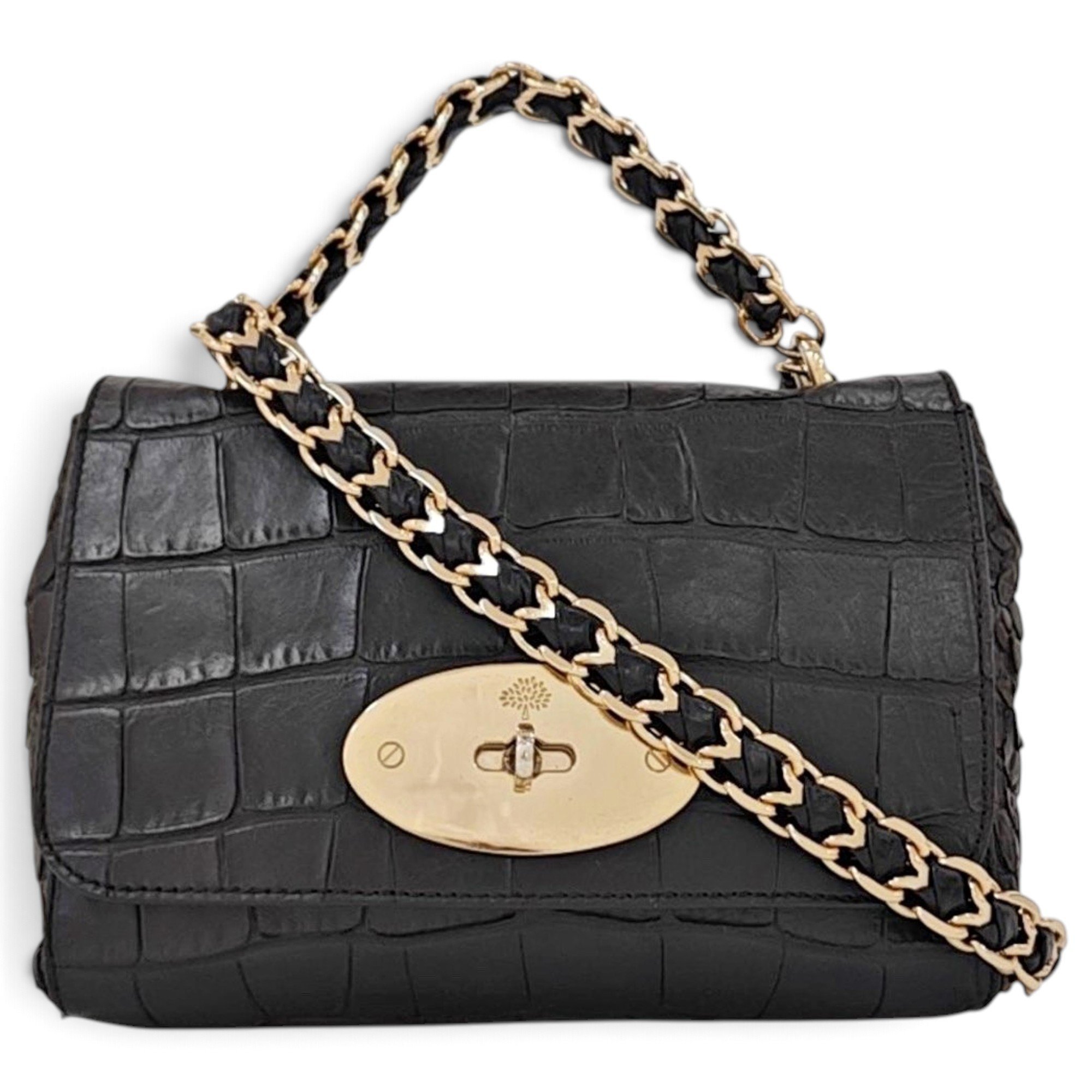 Lily leather handbag