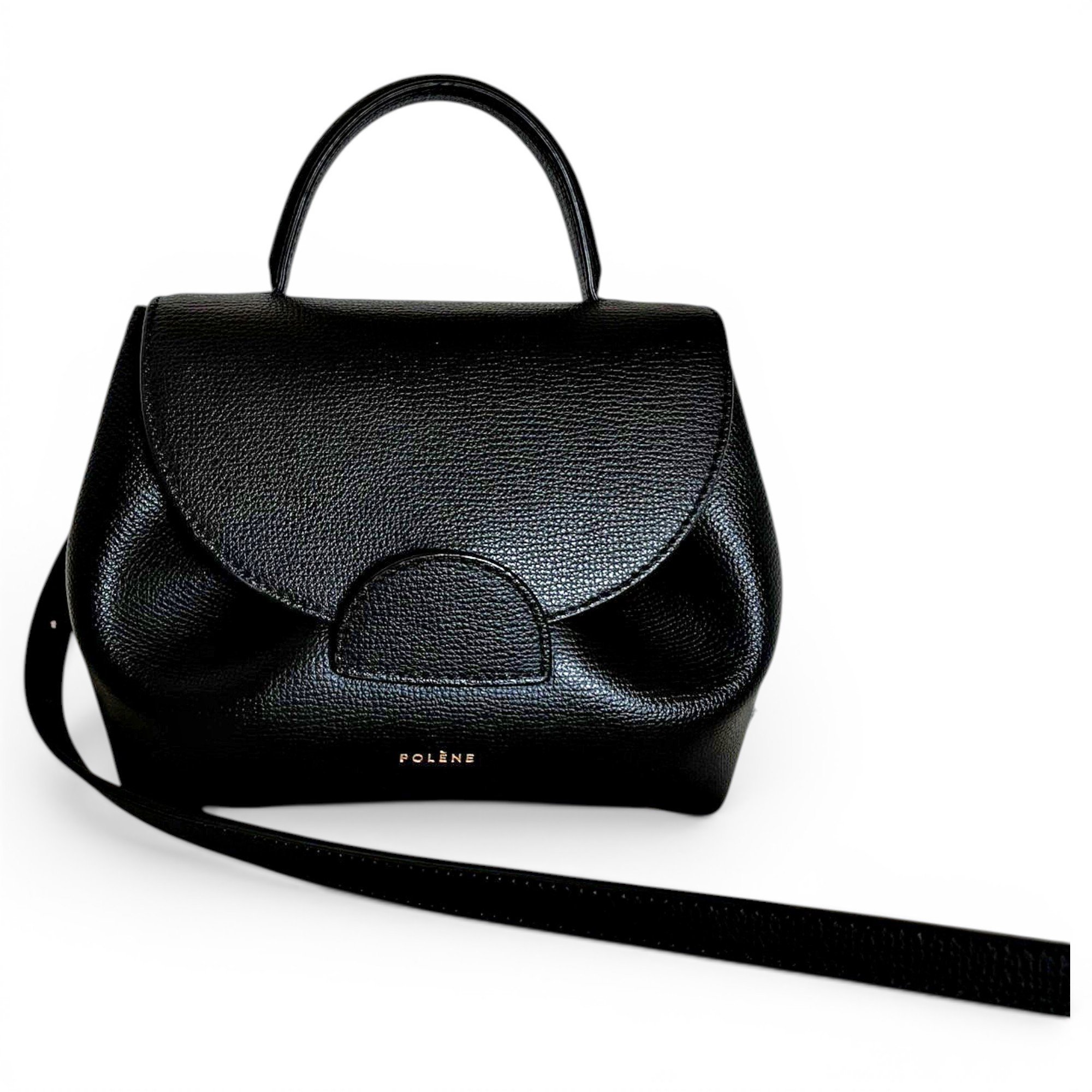 Numéro un nano leather crossbody bag