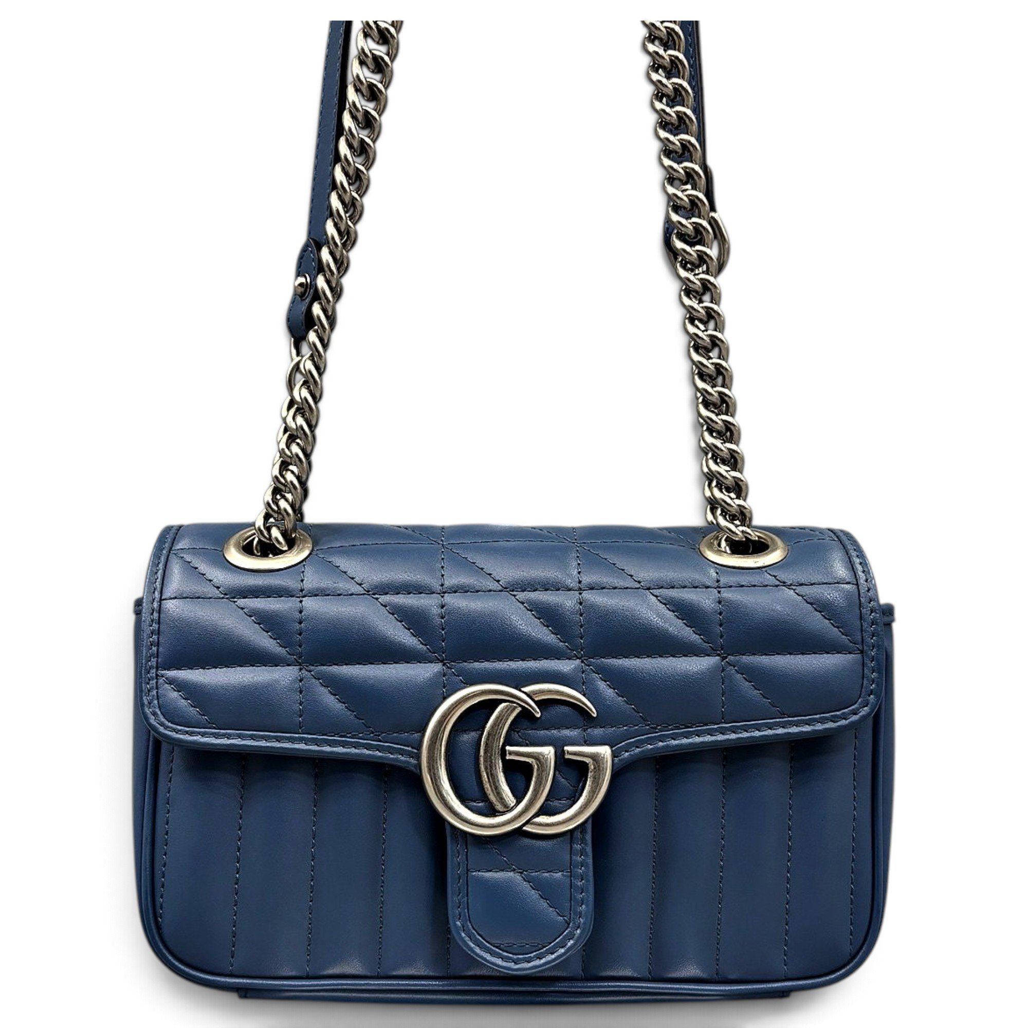 GG Marmont Flap leather handbag