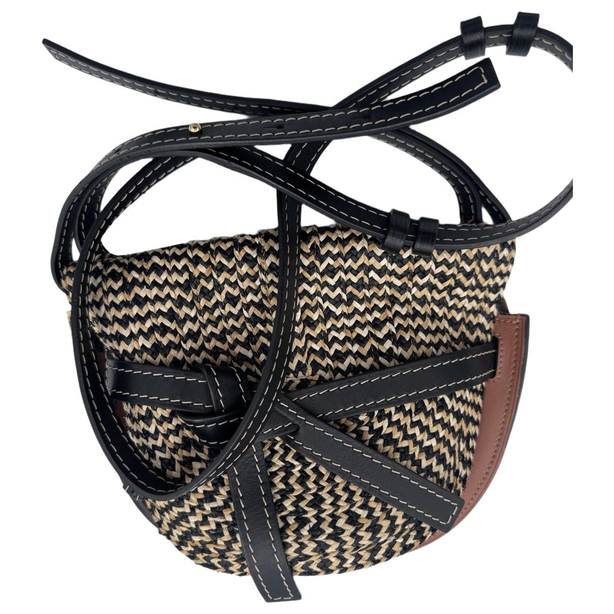 Gate leather crossbody bag