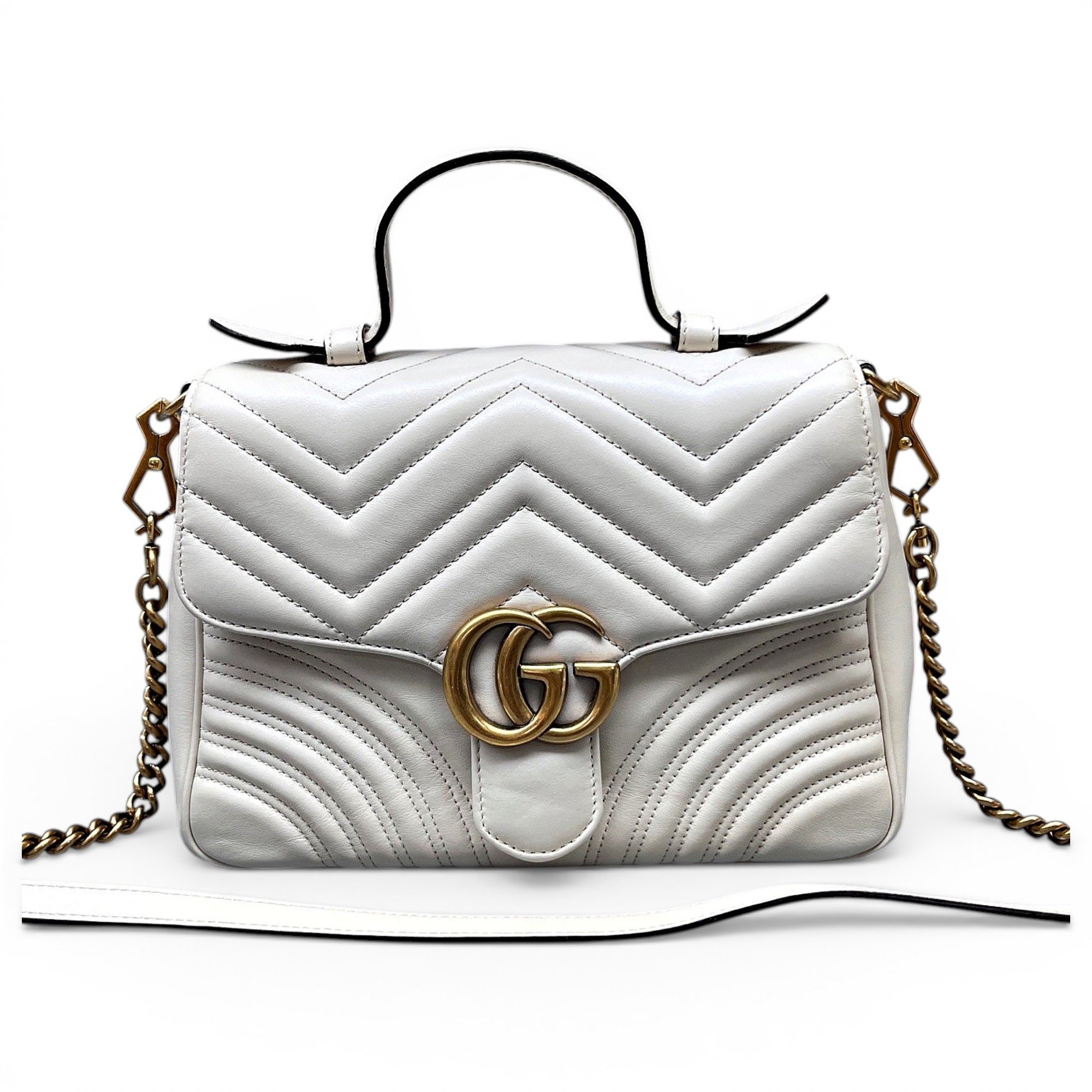 GG Marmont Flap leather handbag