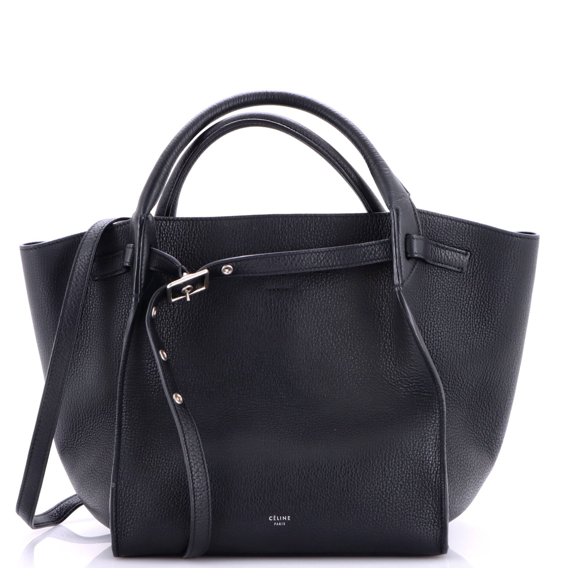 Big Bag Grained Calfskin Small