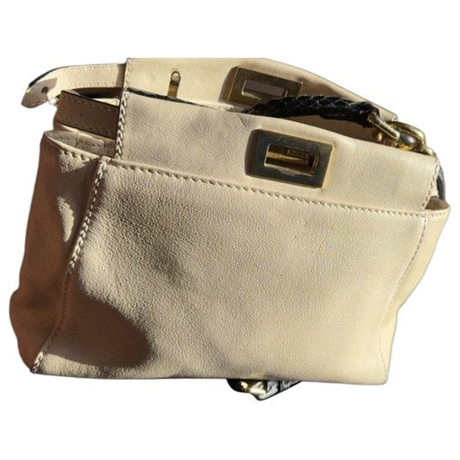 Peekaboo leather handbag