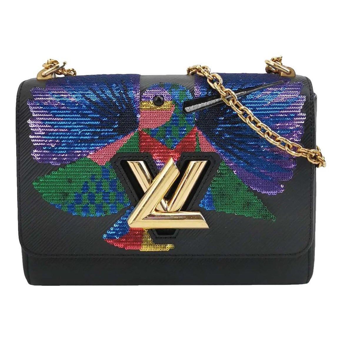 Twist leather crossbody bag